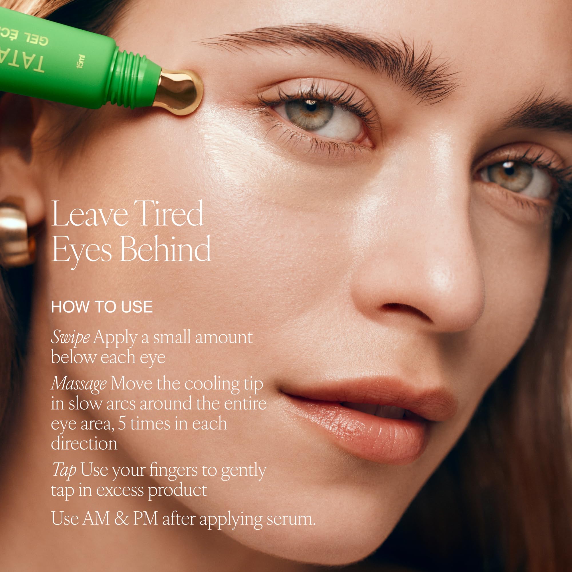 Tata Harper Illuminating Daily Eye Gel, Lightweight & Depuffing, For Dark Circles, Available in 3-Piece Set