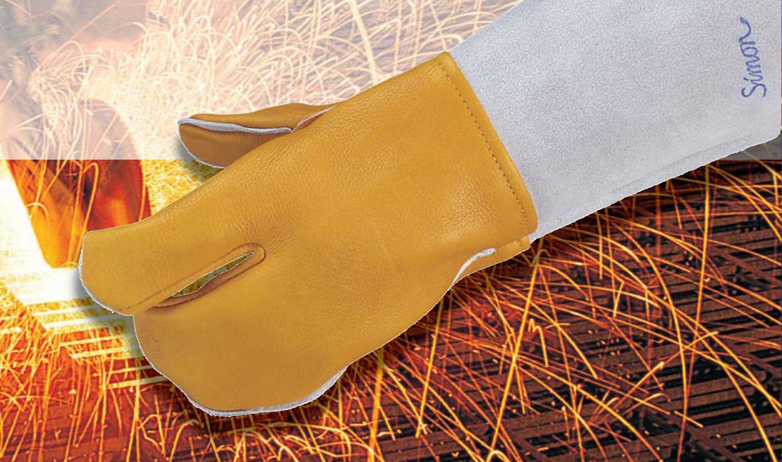 アルゴン溶接用手袋10双セット shigoto-tebukuro_yf-2208-10