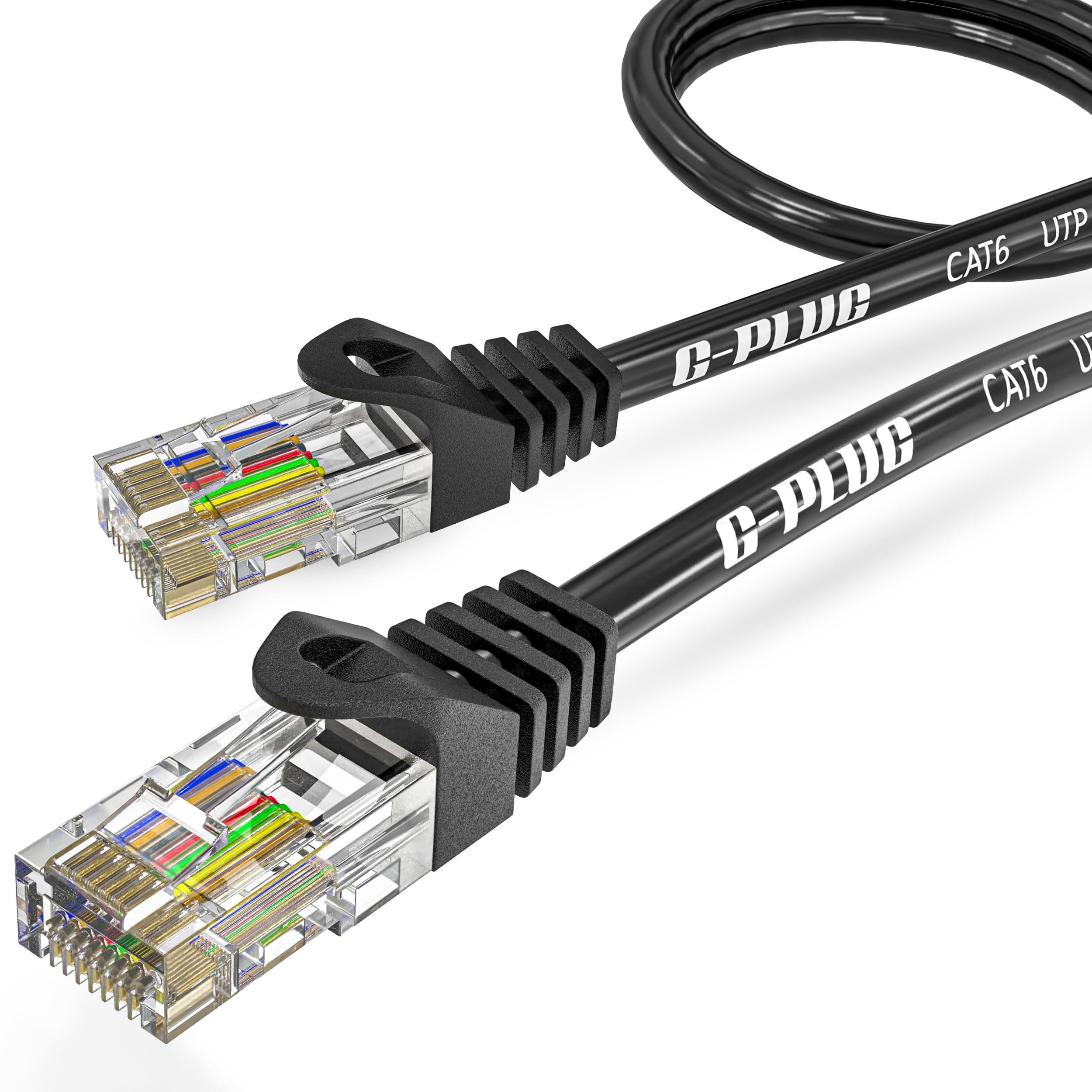 – G-PLUG Cat6 Ethernet Cable 1m – High Speed Gigabit RJ45 LAN Cable for PS5, Xbox, Router, Modem, Smart TV – Ideal for Gaming, Streaming, Home & Office