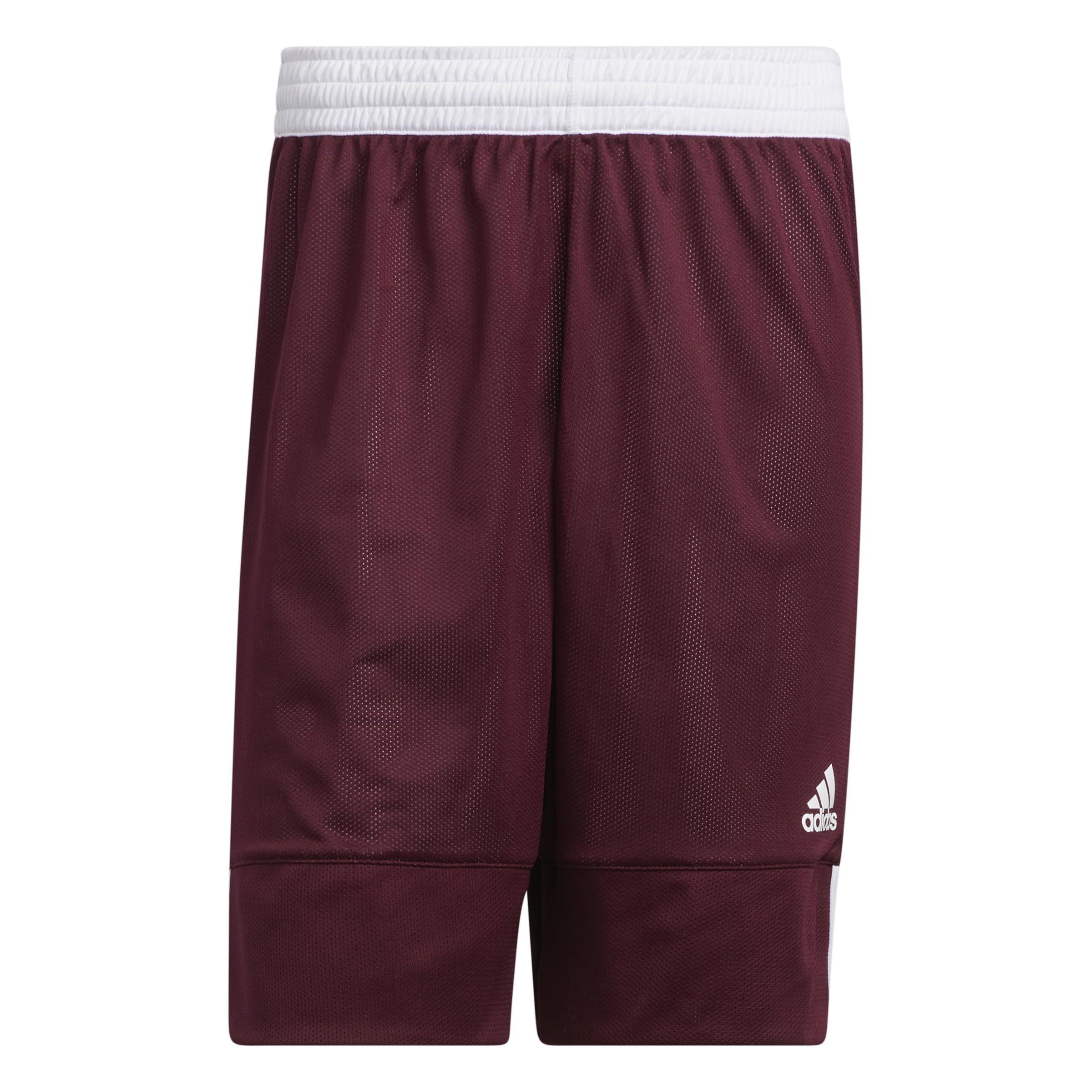 adidas Herren 3G Speed Reversible Shorts, Maroon/White, XXL