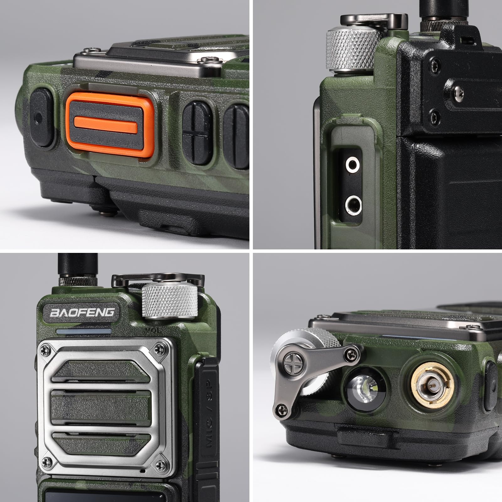 BAOFENG UV-25 Tri-Power Amateur radio ręczne, 10 W, radio długodystansowe, odbiornik UHF VHF FM Air, 5200 mAh, ładowanie typu C, antena taktyczna typu C