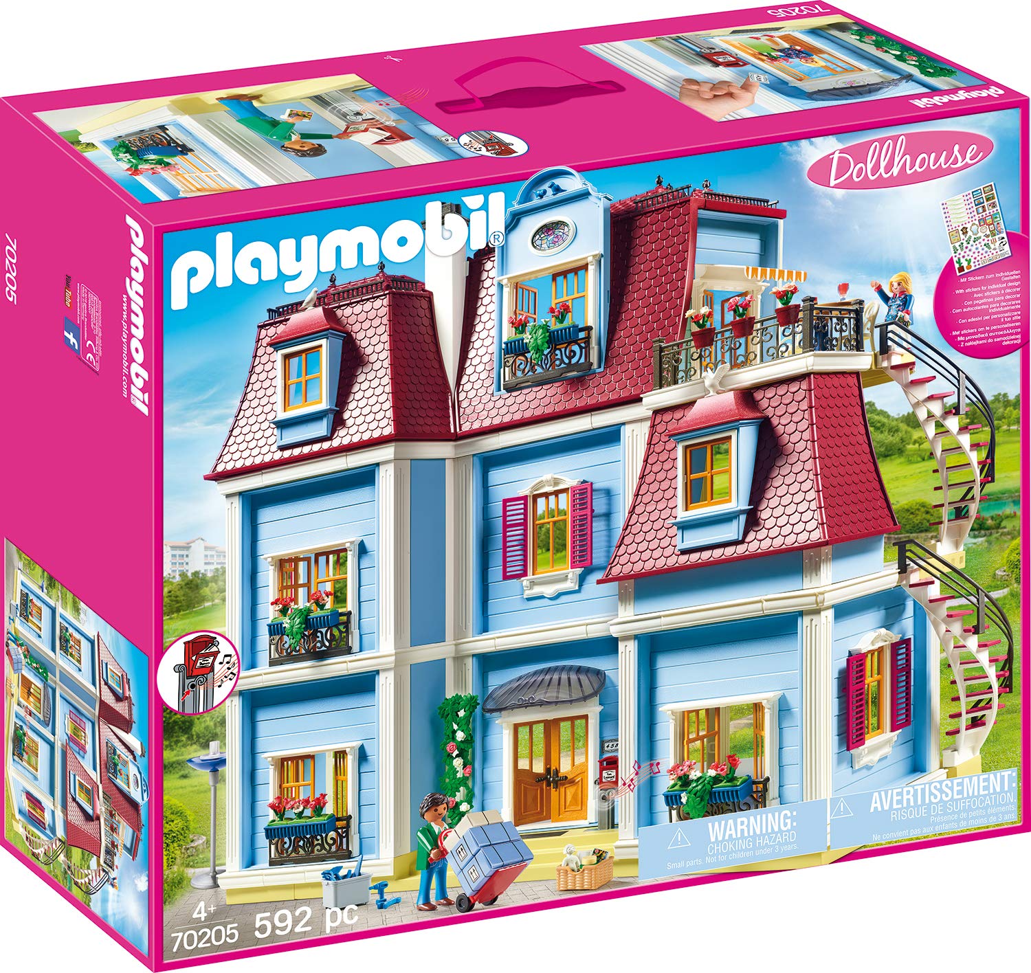 PLAYMOBIL 70205 Large Dollhouse Playset 