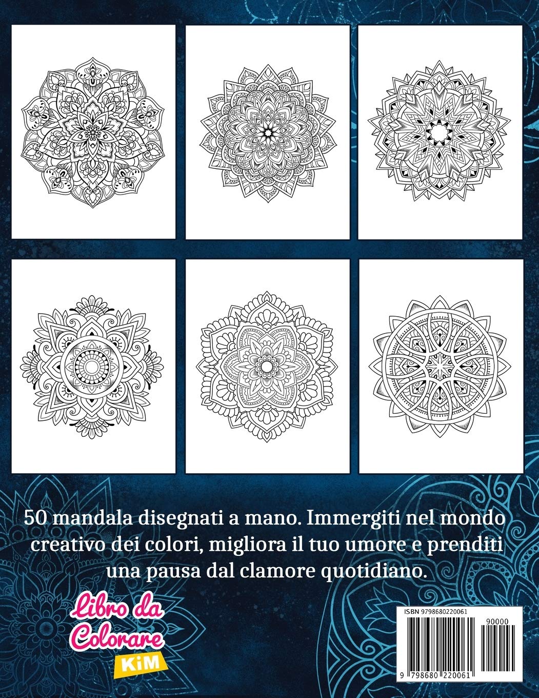 L'arte del mandala: Libro da colorare antistress per adulti con mandala decorativi