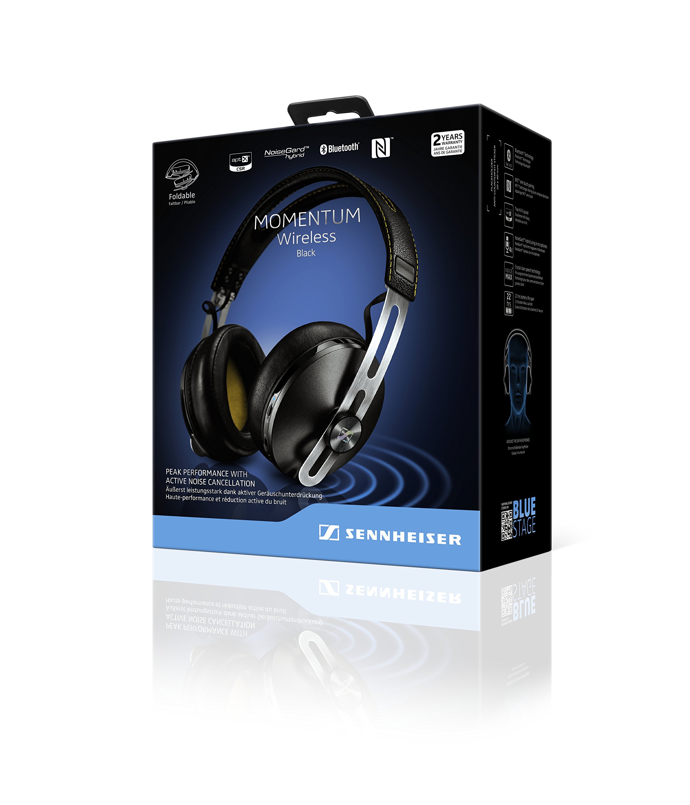 Sennheiser Momentum 2.0 Over-Ear Wireless Headphones - Black