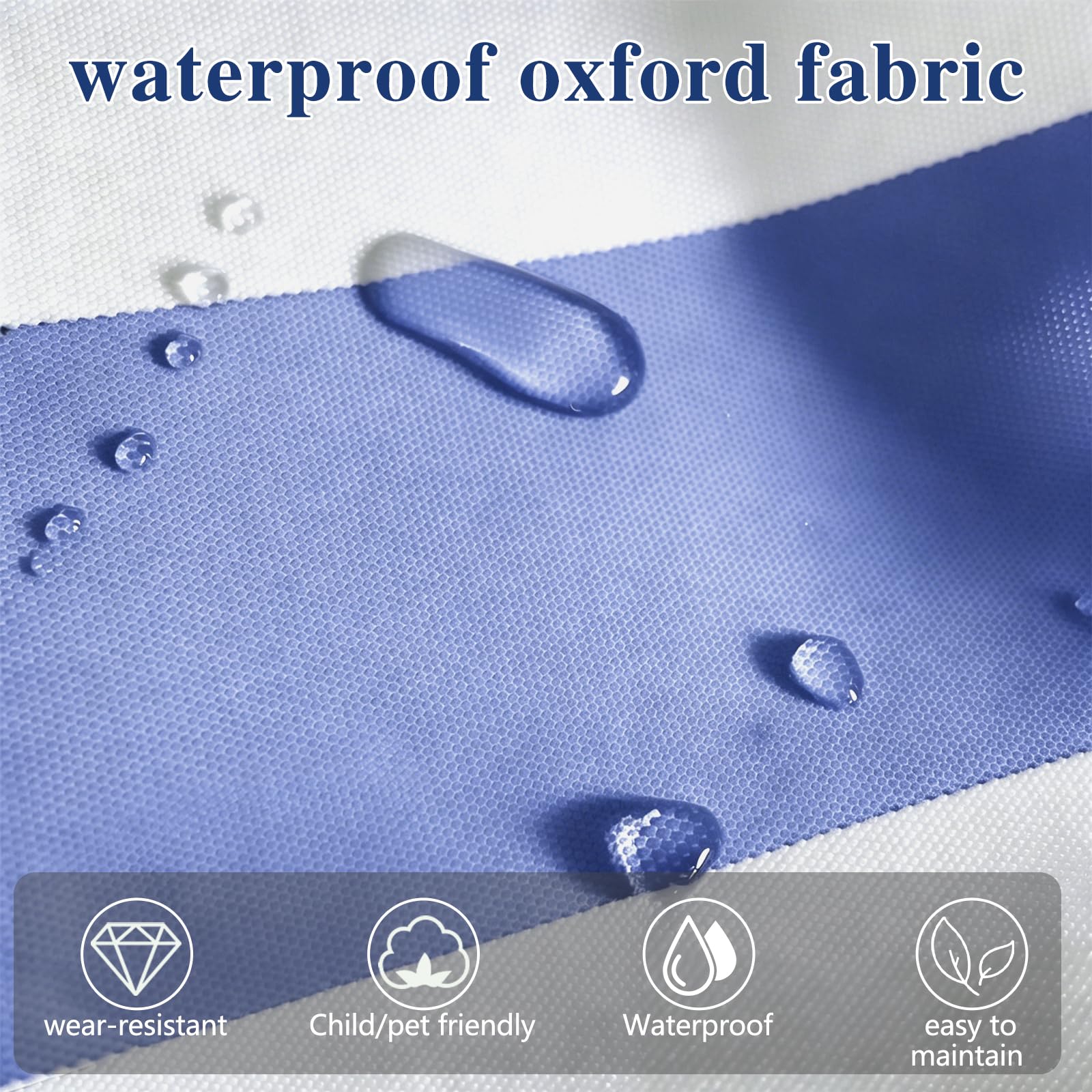 Funda para sillón de un solo asiento (sin relleno), funda ergonómica para tumbona con reposabrazos, tela Oxford a prueba de salpicaduras, para interiores, patio, reclinable, juego (1 asiento