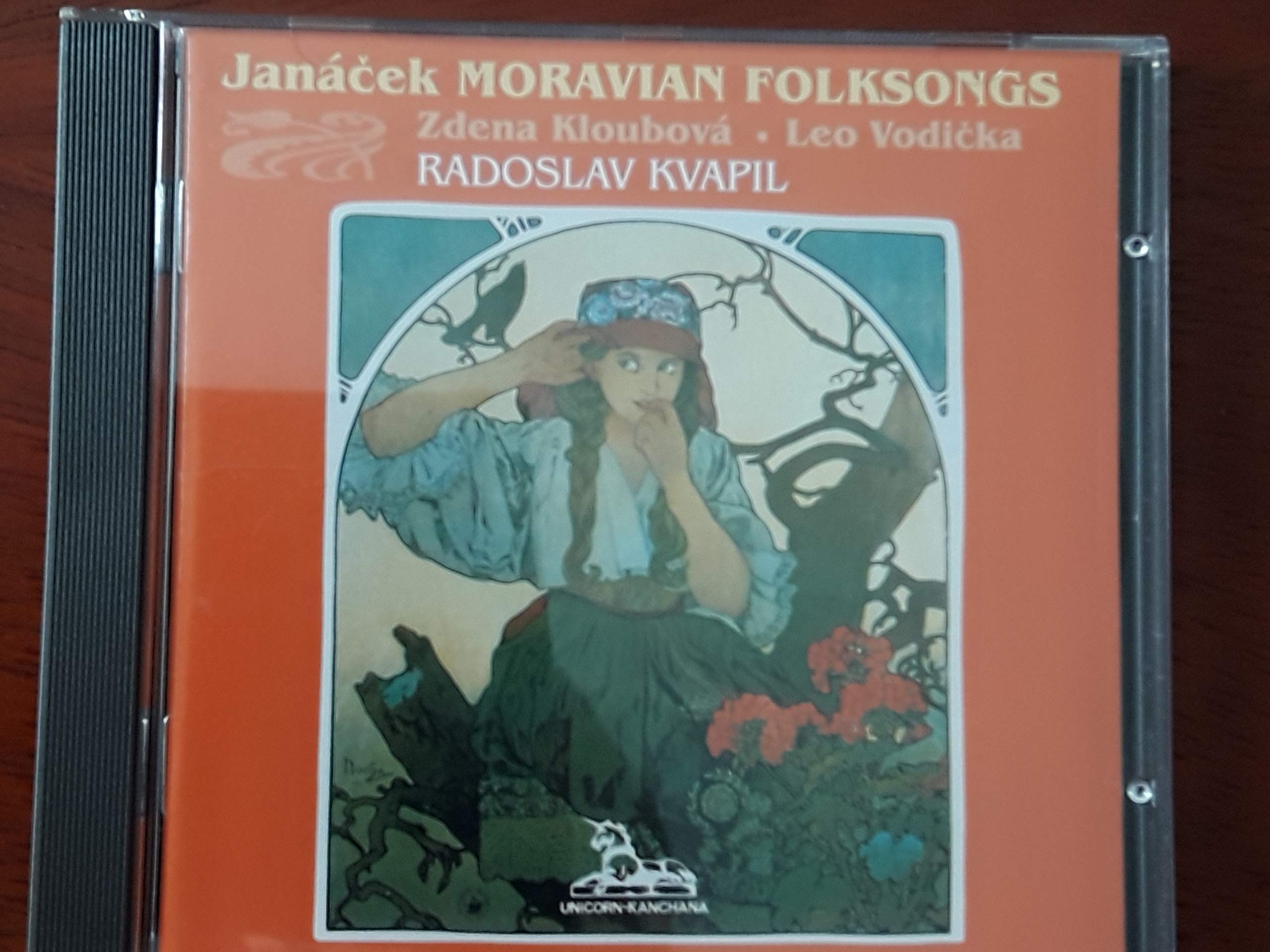 Moravian Folk Songs [Audio CD] Janacek; Kloubova; Vodicka and Kvapil