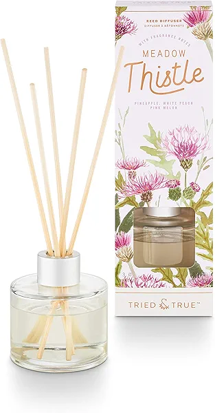 Tried & True Meadow Thistle Diffuser, 3 oz, Clear