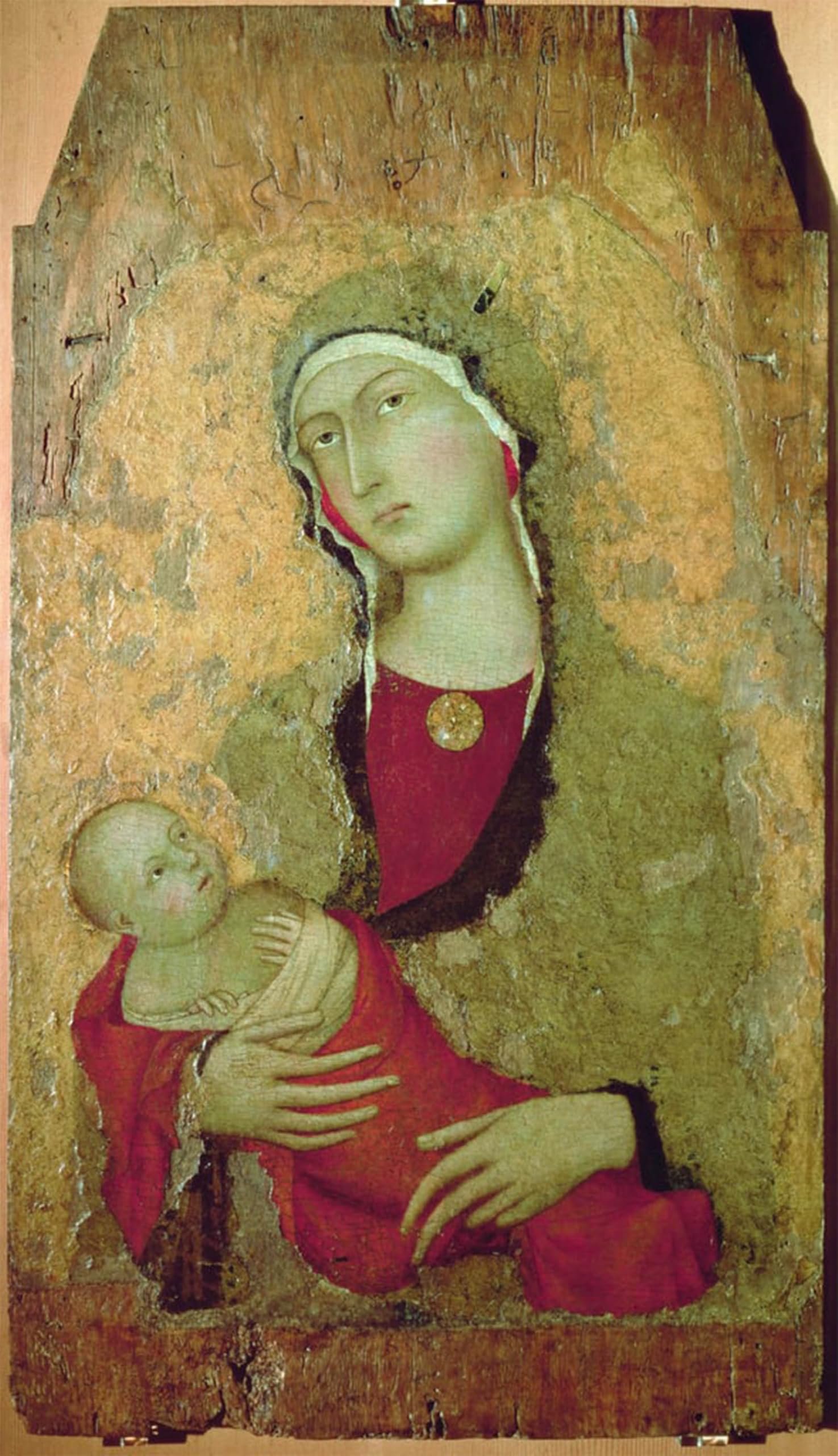 SERENDIPITP Aesthetic Poster Photo Wall Print Retro Picture Lady and Child by Simone Maritini Modern Wall Artwork for Home Decor 60x90cm