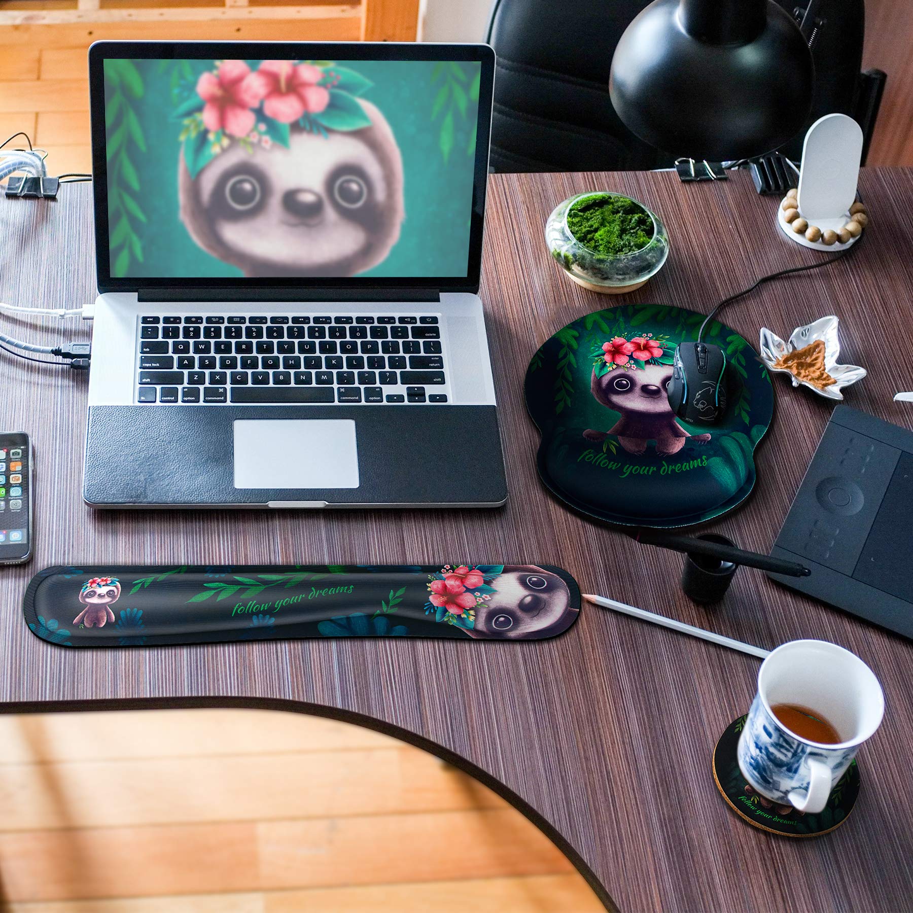 Amazon.com: Aatacas [Upgrade Keyboard Wrist Rest Mouse Pad Set