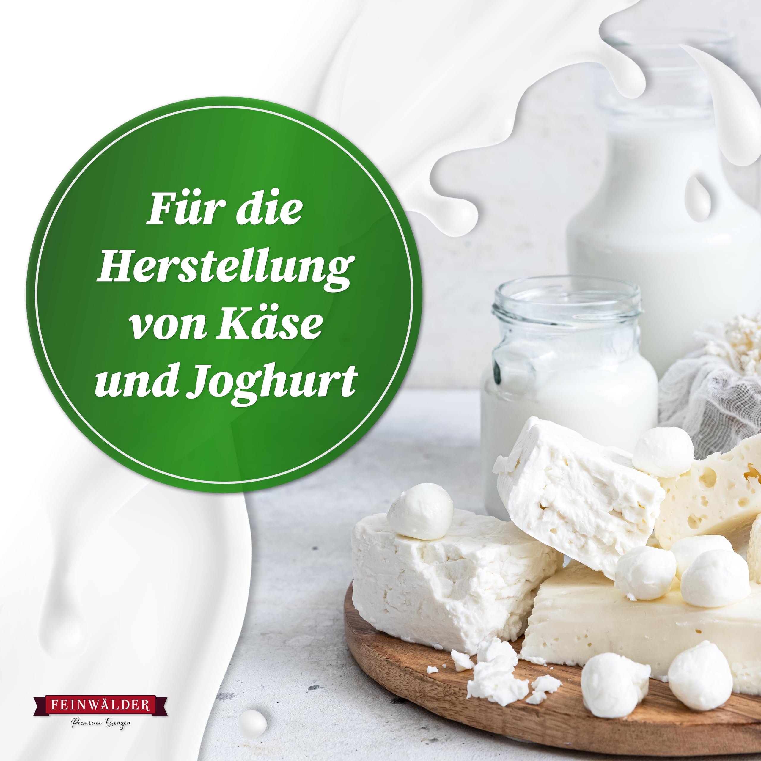 Feinwälder® Vollmilchpulver, 2,5 kg, schonend sprühgetrocknet, in wiederverschließbarer Verpackung, Trockenmilchpulver für Babynahrung
