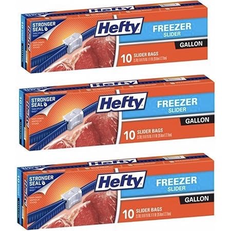hefty quart freezer bolsas
