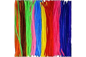 6mm x 12 Inch Premium Multicolor Pipe Cleaners