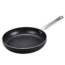 Moneta Etnea Pro Padella 36 cm, manico inox, Nero