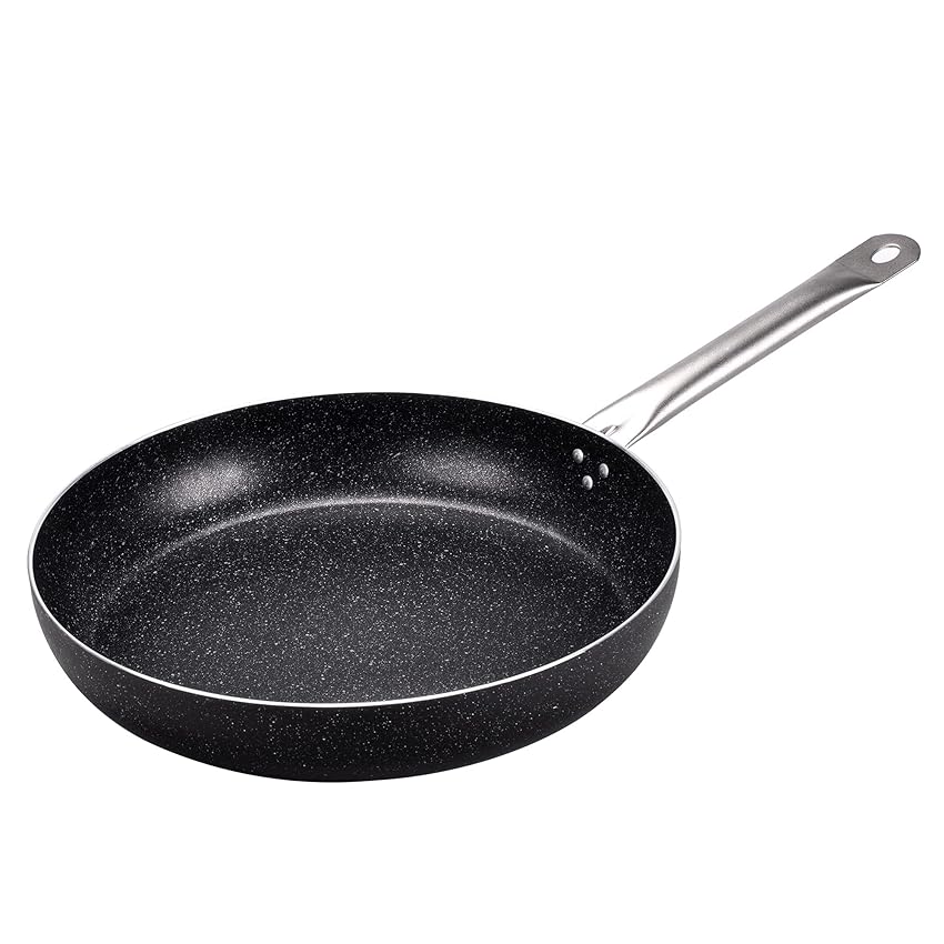 Moneta Etnea Pro Padella 36 cm, manico inox, Nero