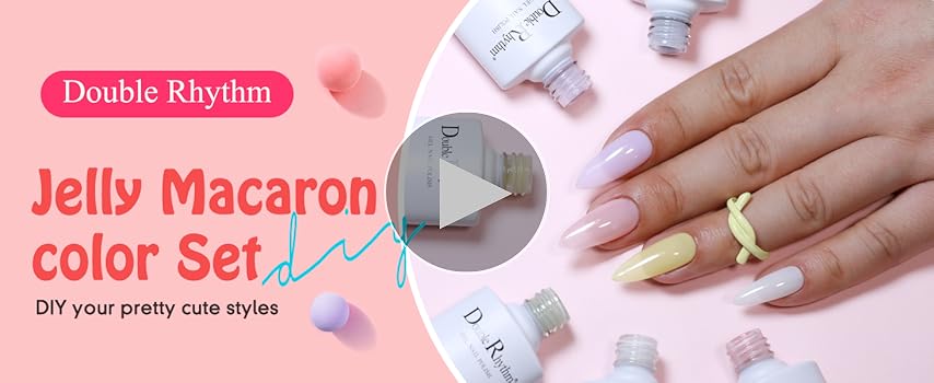 アート・デザイン・音楽 BuddyLee premium set Amazon.com : Double Rhythm Gel Nail Polish Set of 6 Colors