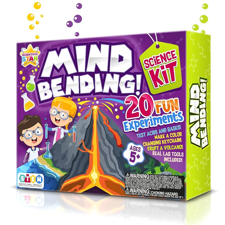 ベーシック化学　セット Amazon.co.jp: SCIENTIFIC WHIZ 子供のための実験セット20種類の
