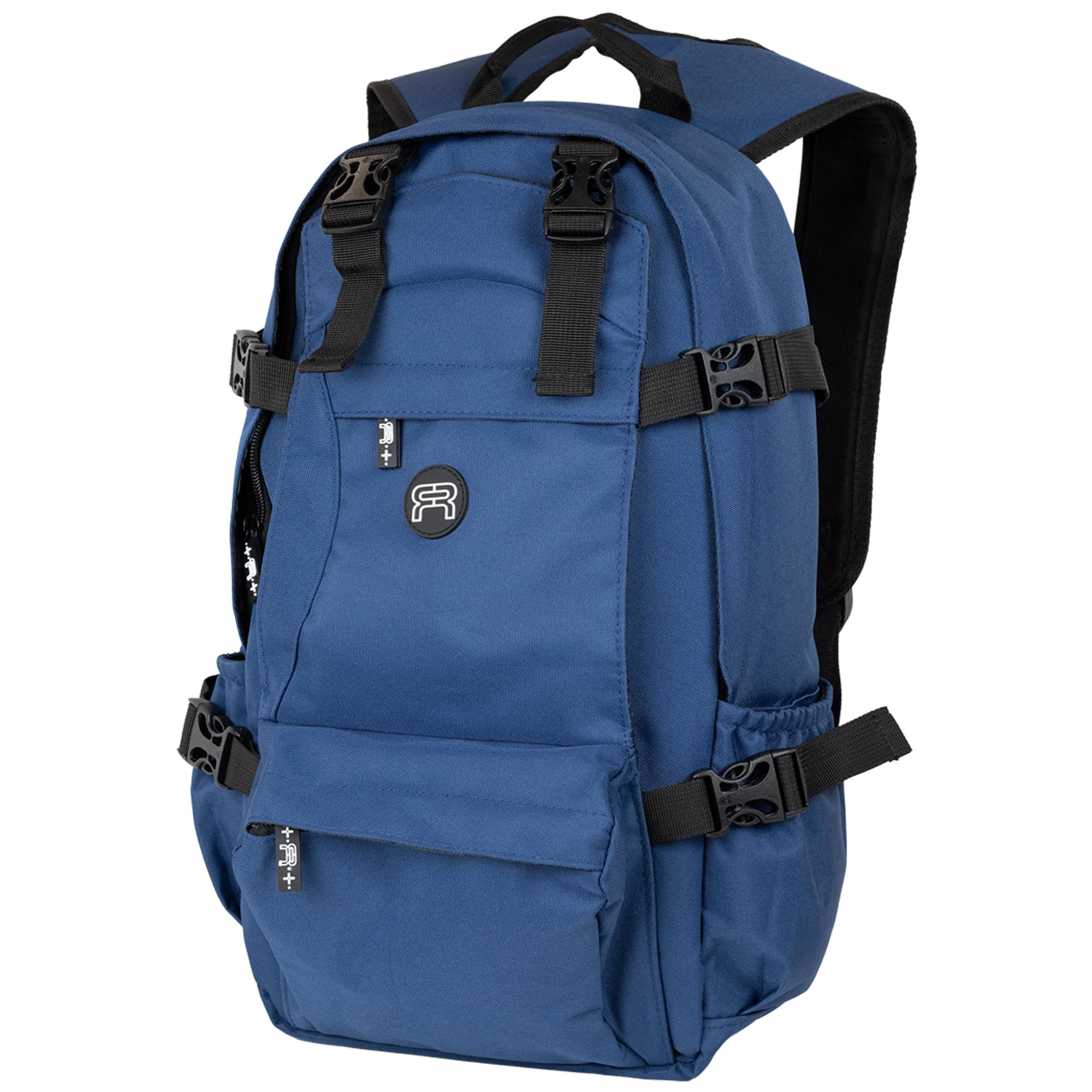 FR Skates Slim Backpack - 18L - Backpack for Skate and Schools (Blue)