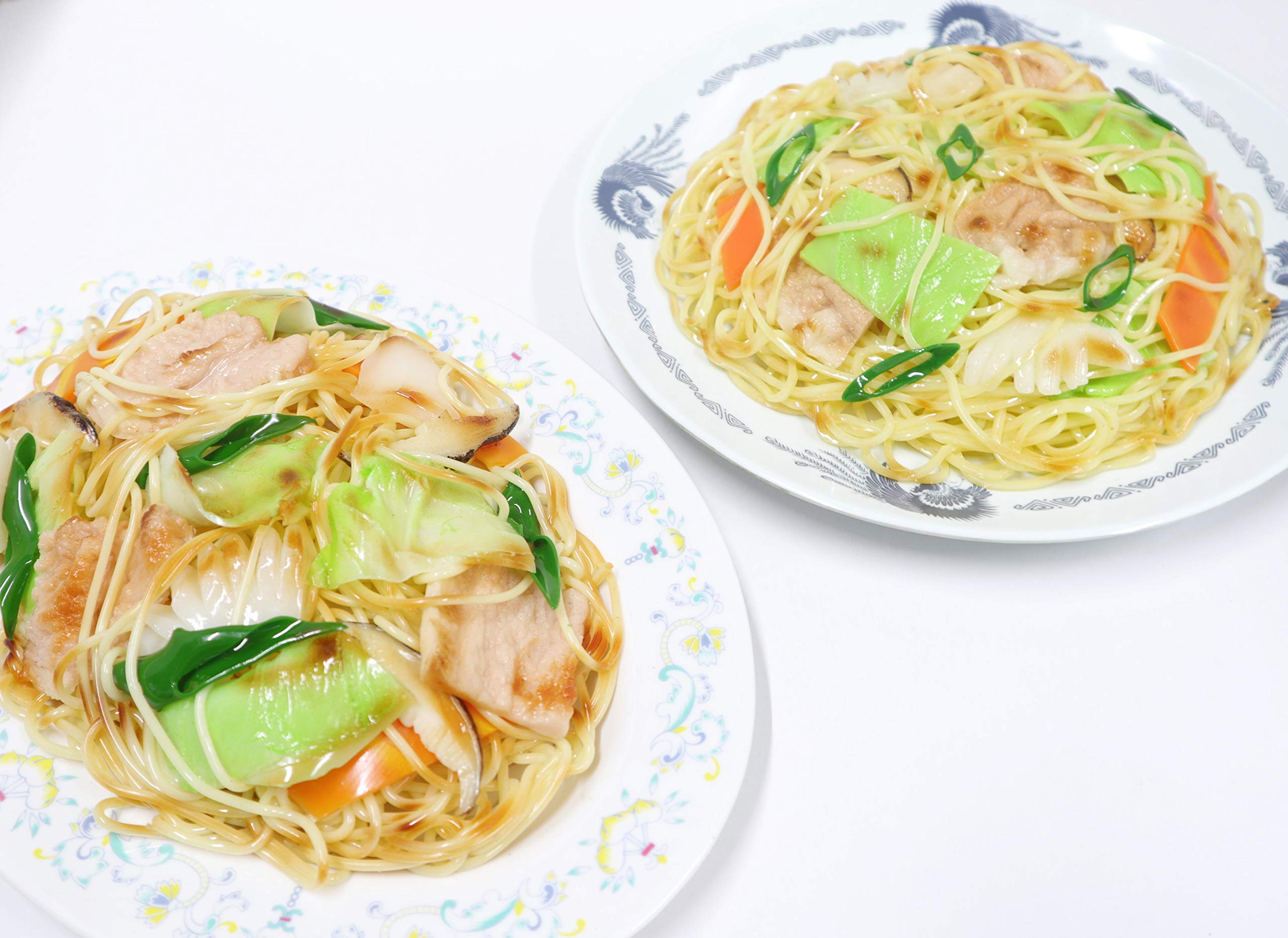 Amazon.co.jp: 食品サンプル 中華風焼きそば（丸型