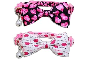 Valentine's Day Cat Collar Set