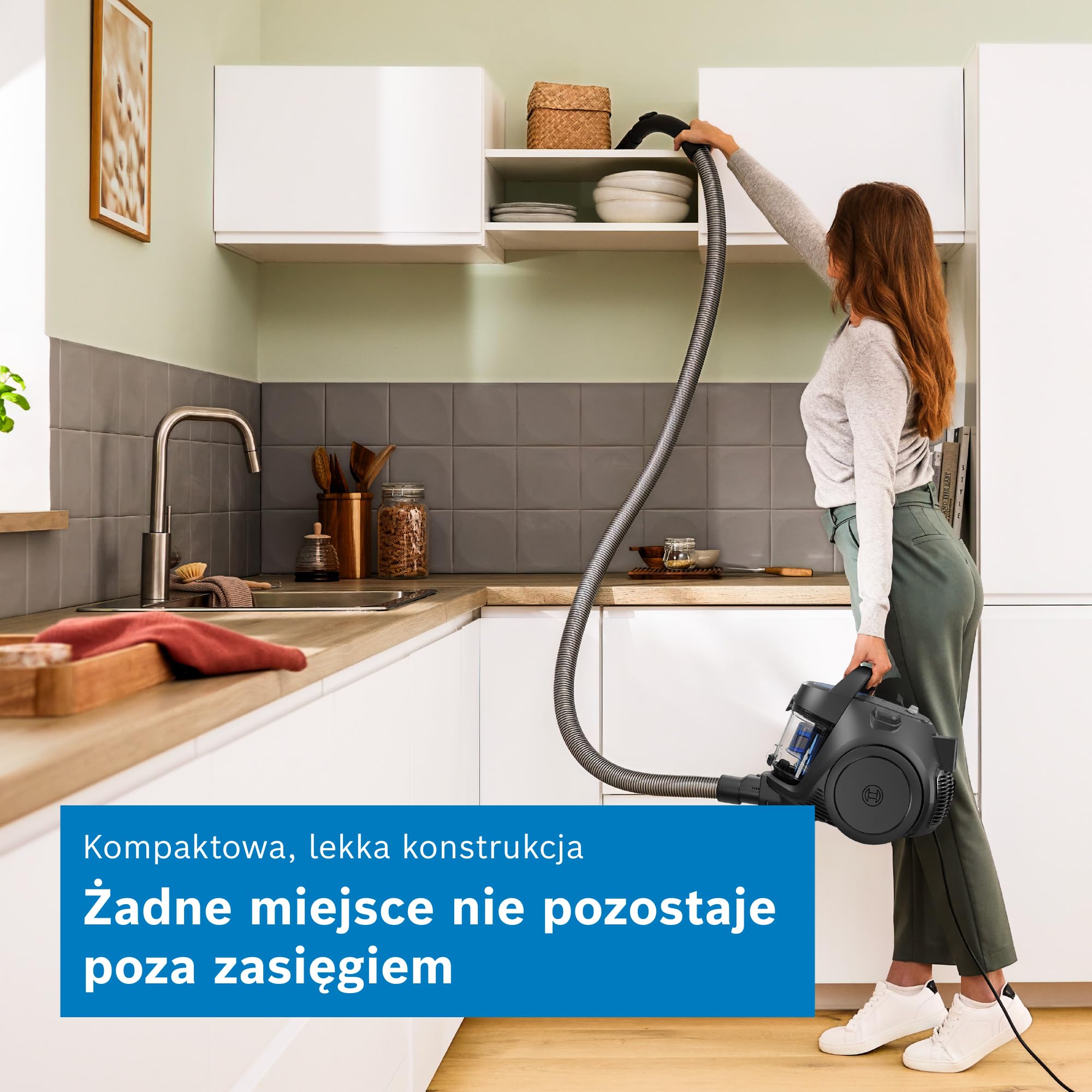 Bosch Serie 2 odkurzacz bezworkowy, BGS05BA2TH, czarny