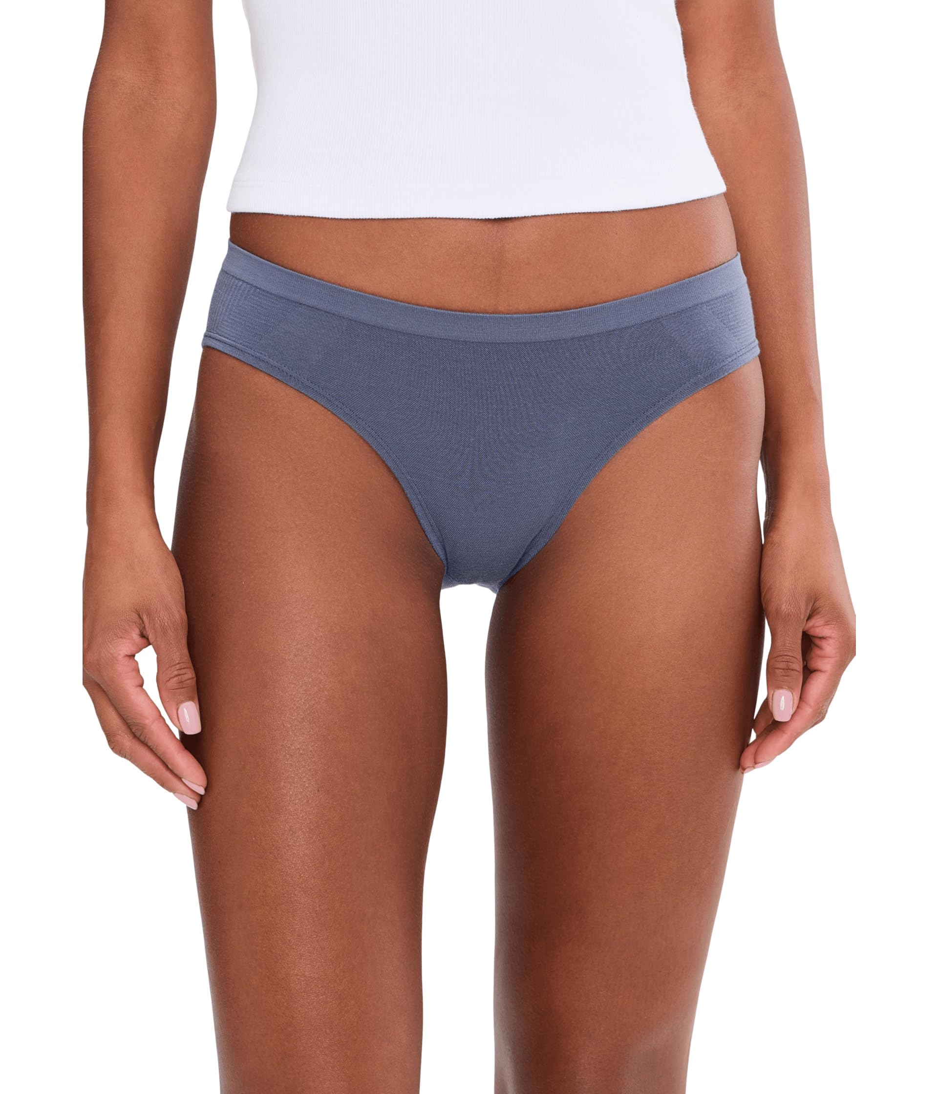 Smartwool Women's Nightfall Blue Intraknit Bikini Boxed, Large