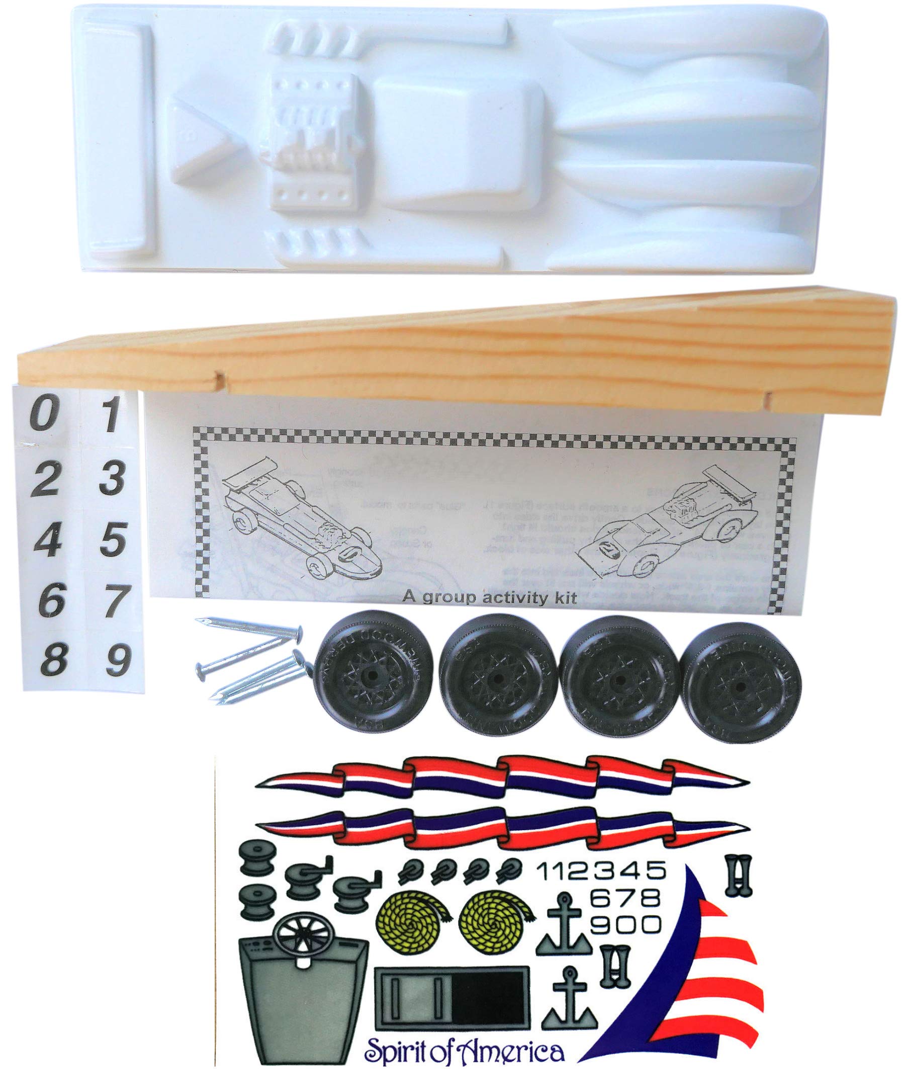 Basic Wedge Derby Car Kit