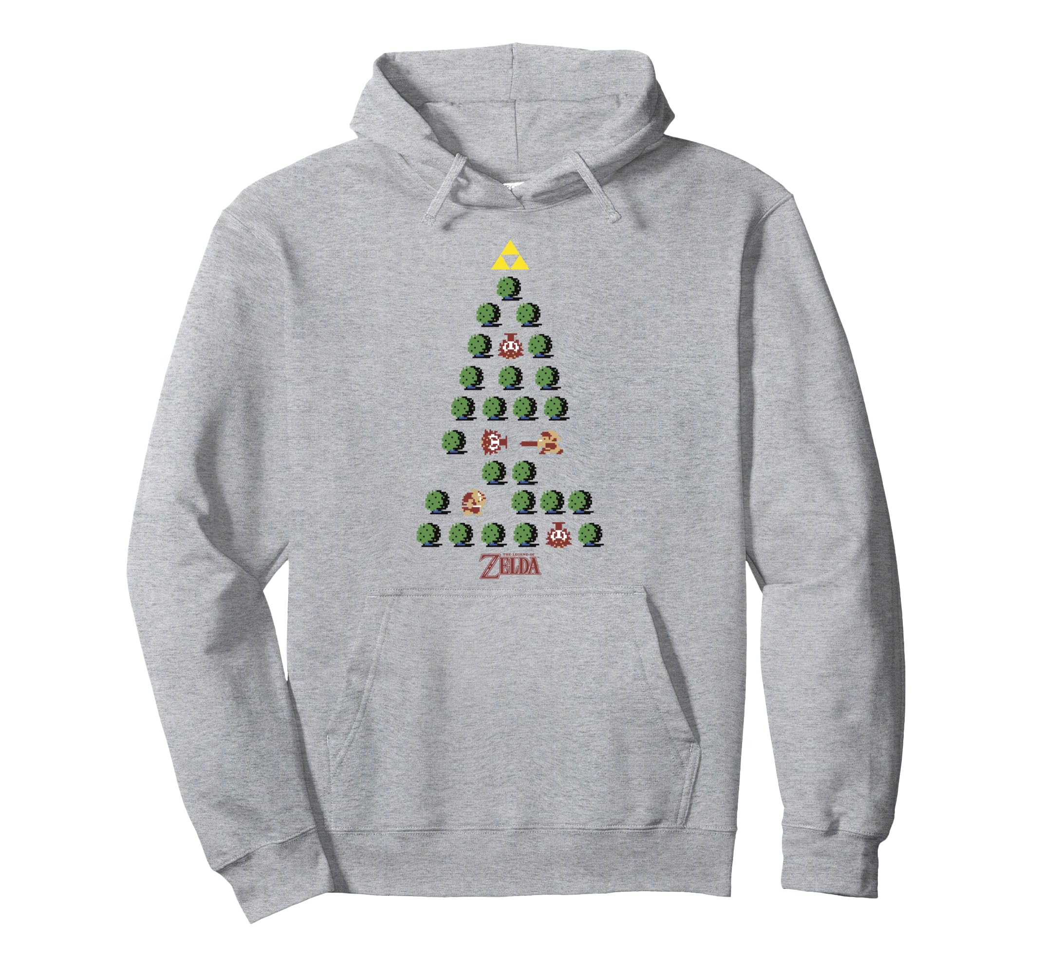 The Legend of Zelda 8-Bit Christmas Tree Pullover Hoodie