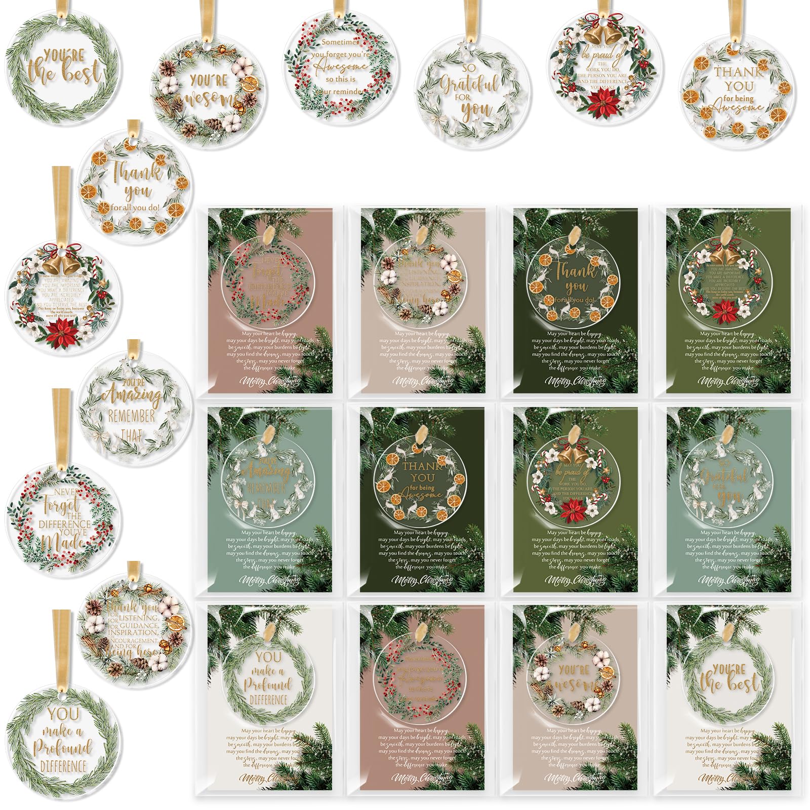 Cadeaux pour bénévoles et employés : exprimer votre gratitude pour Noël en acrylique