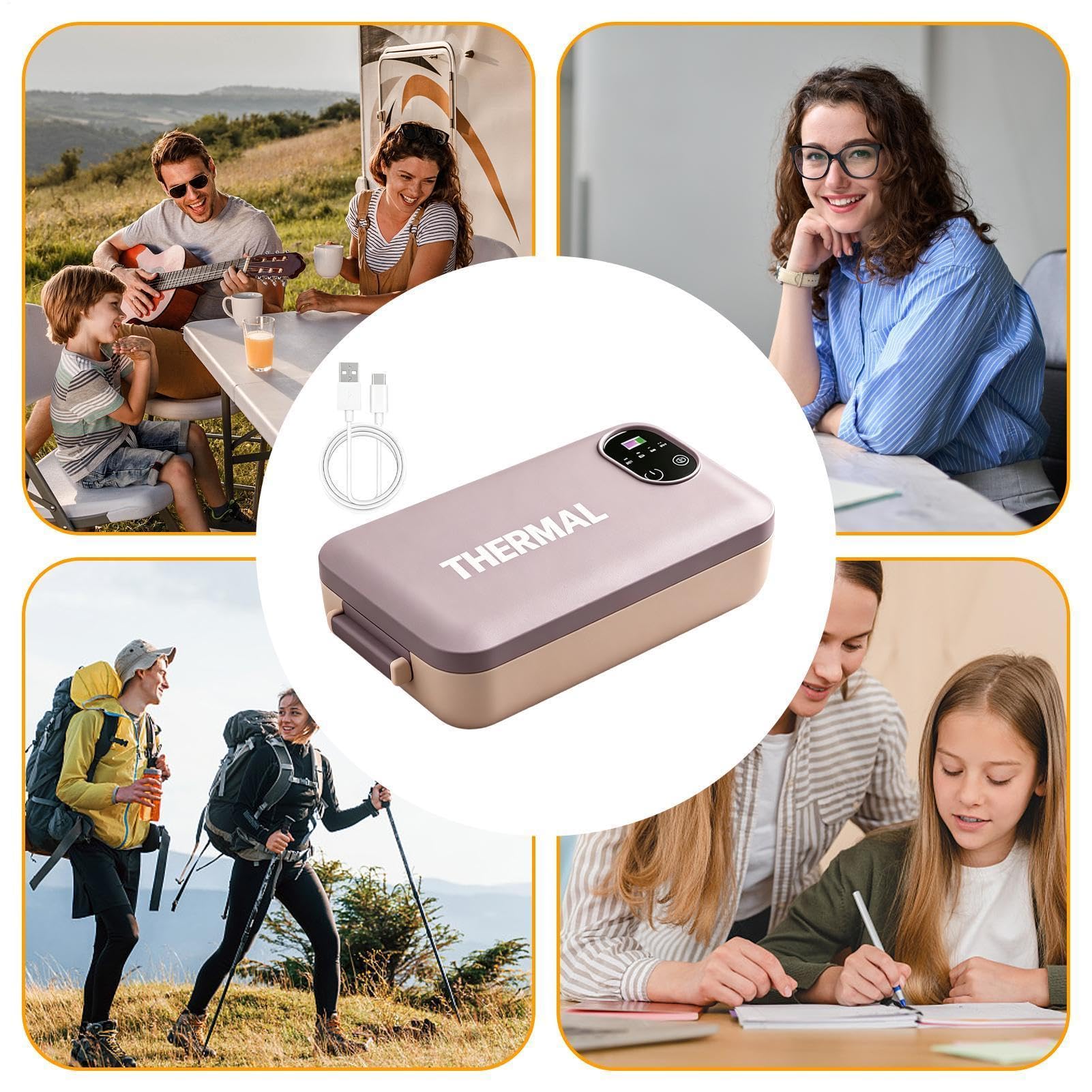 Lonchera recargable – 7200 mAh portátil inalámbrica eléctrica