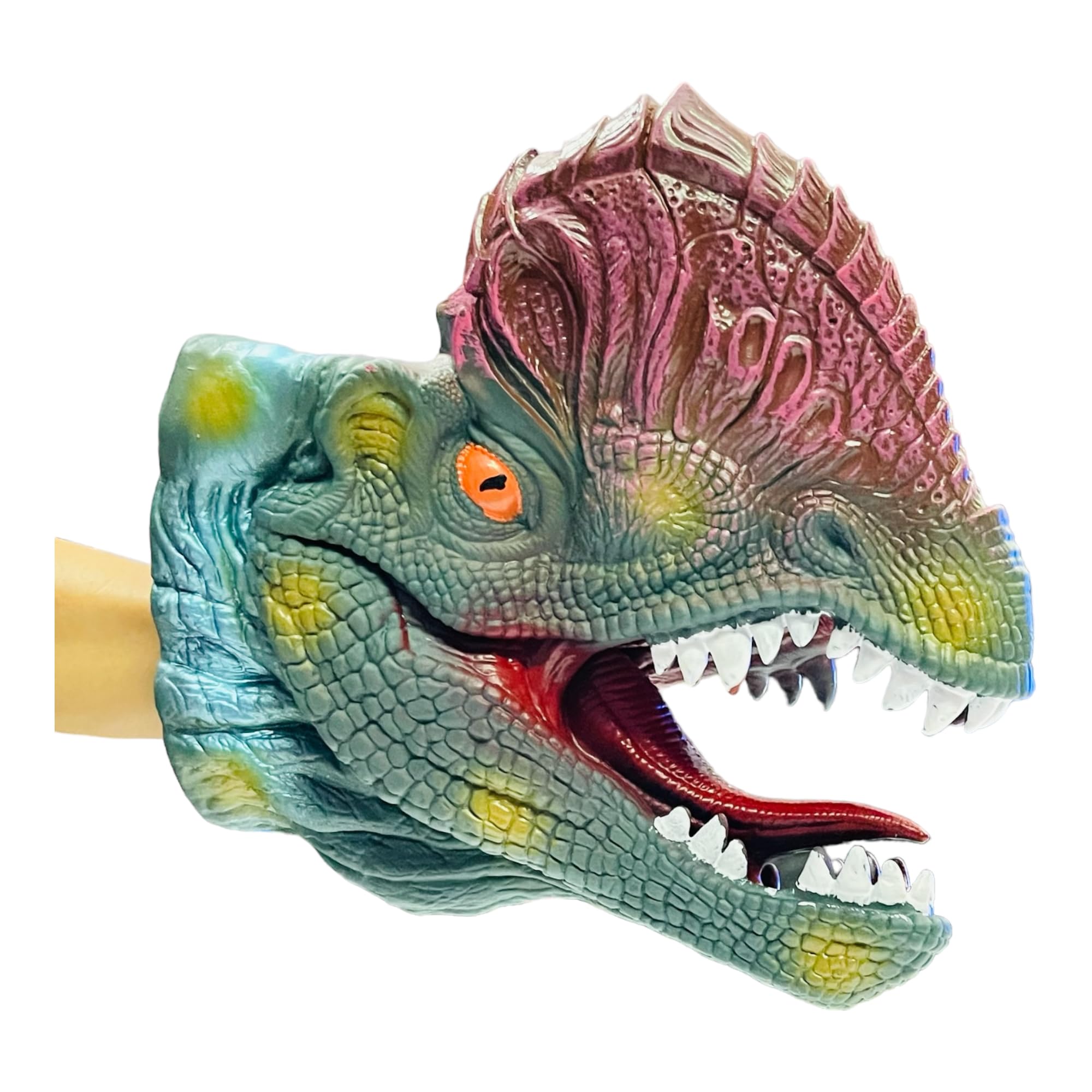 Moira Animal Dinosaur Rubber Hand Glove Puppet Doll Kids Childrens Toys (Dilophosaurus) (B0CFQD21T4) Amazon Price History, Amazon Price Tracker