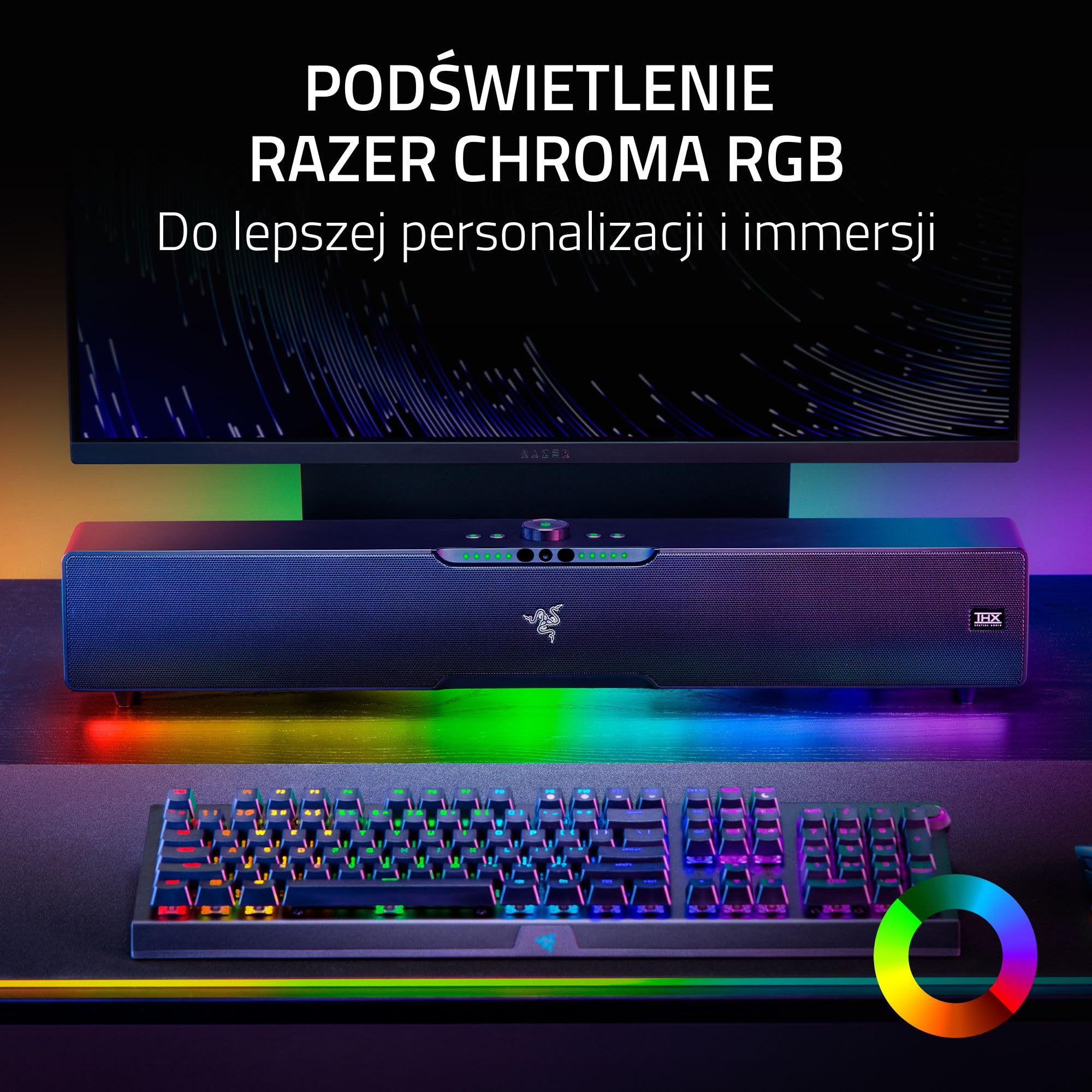 Leviathan V2 Pro - Soundbar z subwooferem do gier PC (THX