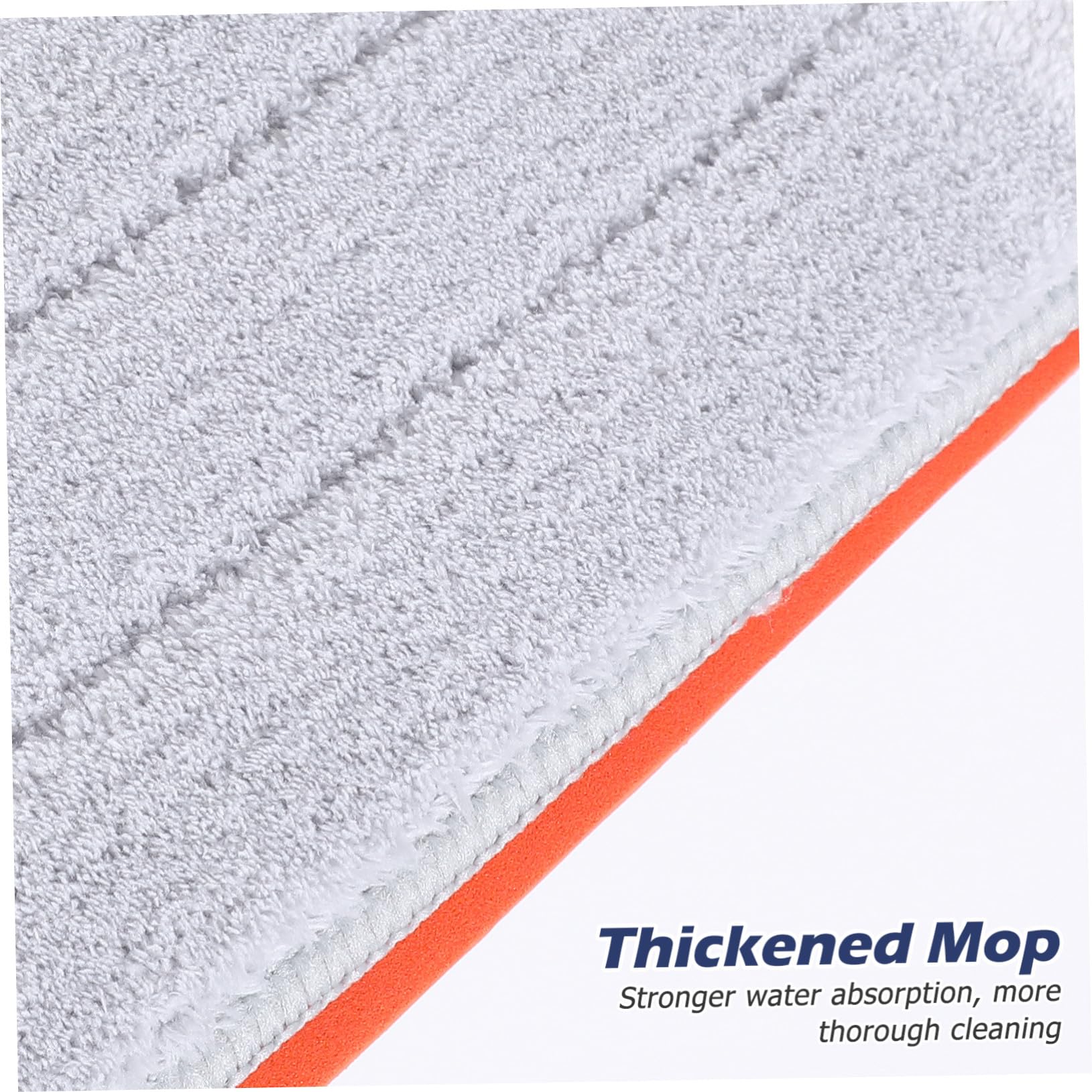 Trapeador Plano Grande 6 Almohadillas de Microfibra, Fregona Multifuncional sin Lavado, Material Absorbente Azul para Limpieza de Suelos y Baños, Fácil de Usar para Hogar