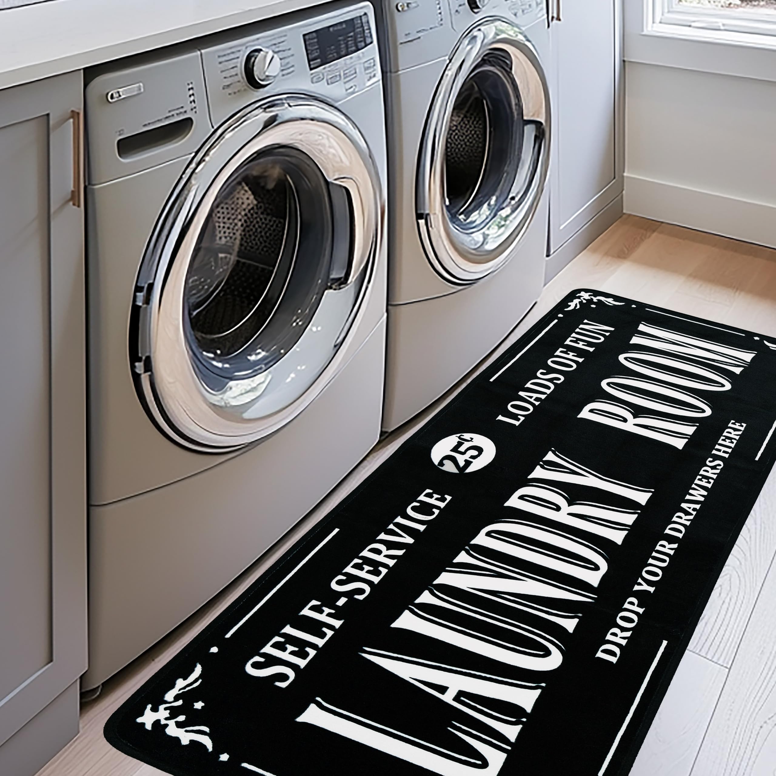 EYECY Laundry Room Rug Runner 20
