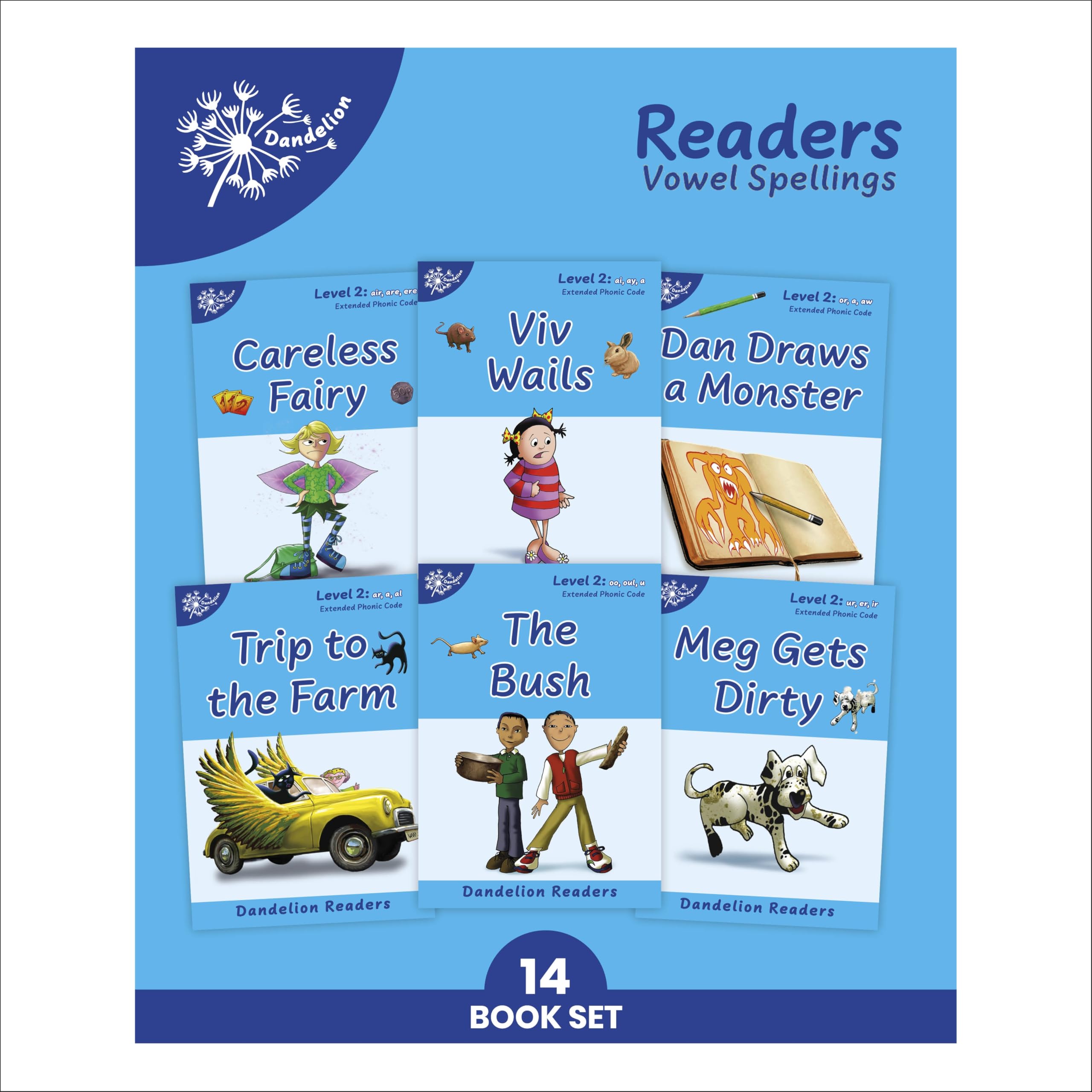 Phonic Books Dandelion Readers Vowel Spellings Level 2