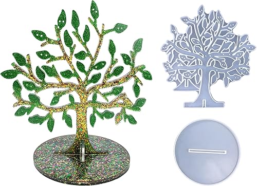 Moldes de resina, moldes de joyería de resina, molde de estante de almacenamiento de joyas con colgante de aretes, perfecto para entusiastas de las