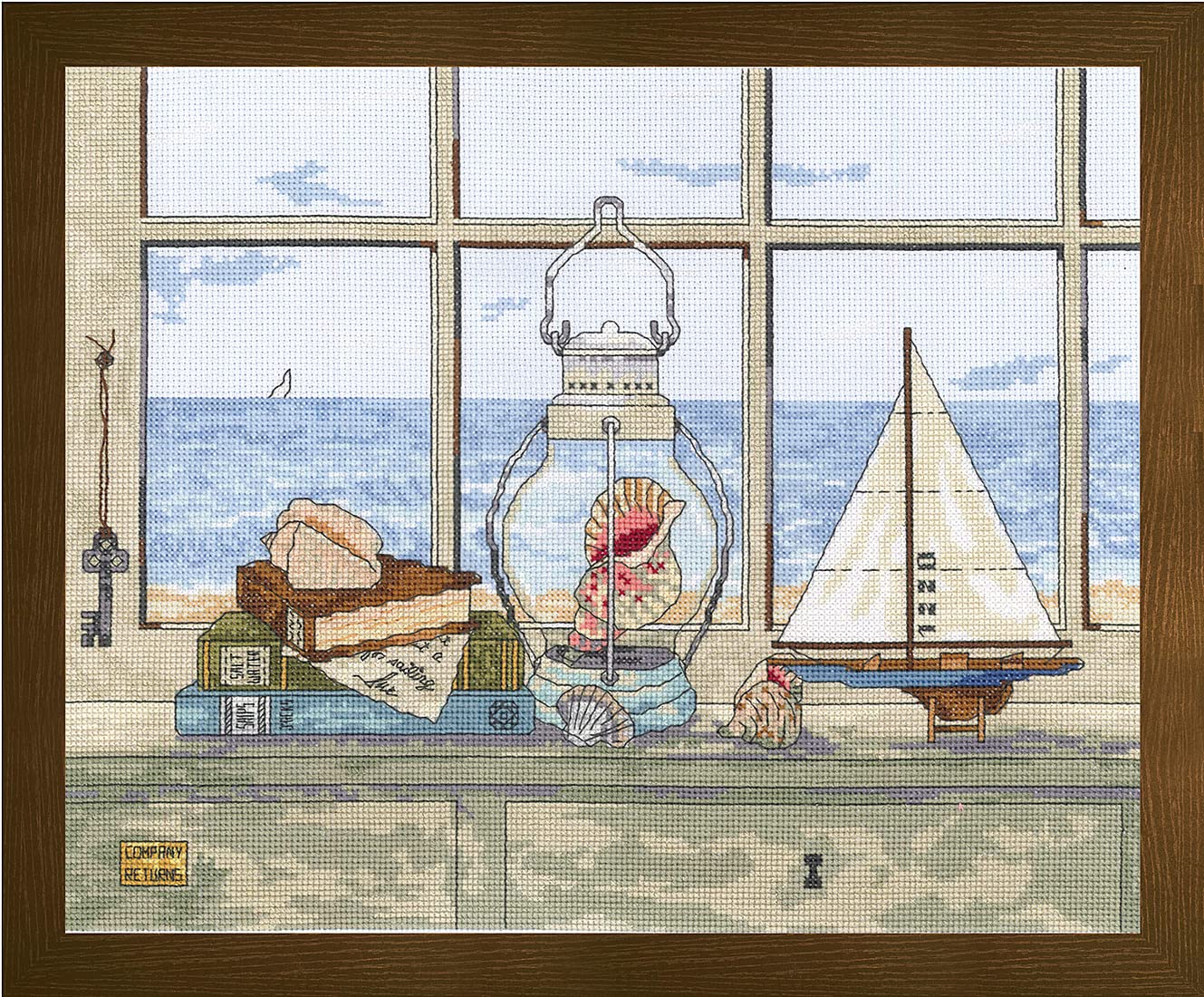 Janlynn Sea Breeze Vista zestaw do haftu krzyżykowego x 28 cm 14 liczba, 100% bawełna, wielokolorowe