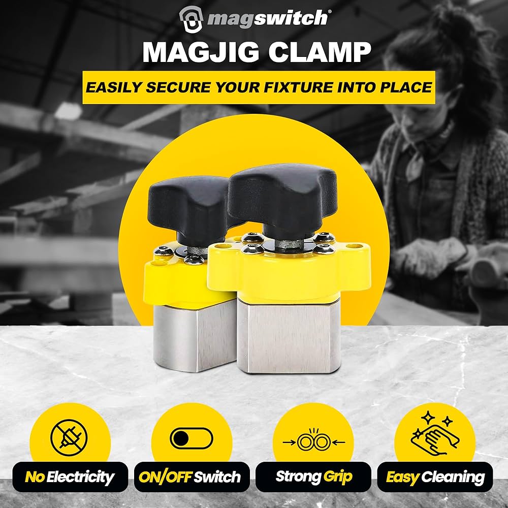 Magswitch MagJig 60 Magnetic Woodworking and Welding Base