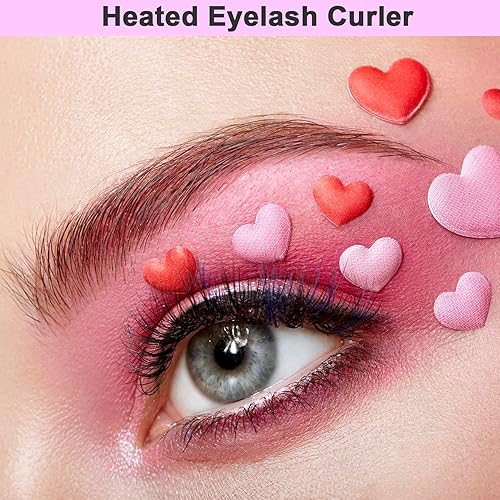 Miniatura 6 de Rizador de pestañas calentado, rizador de pestañas eléctrico, rizador de pestañas térmico de larga duración para pestañas naturales recargable,