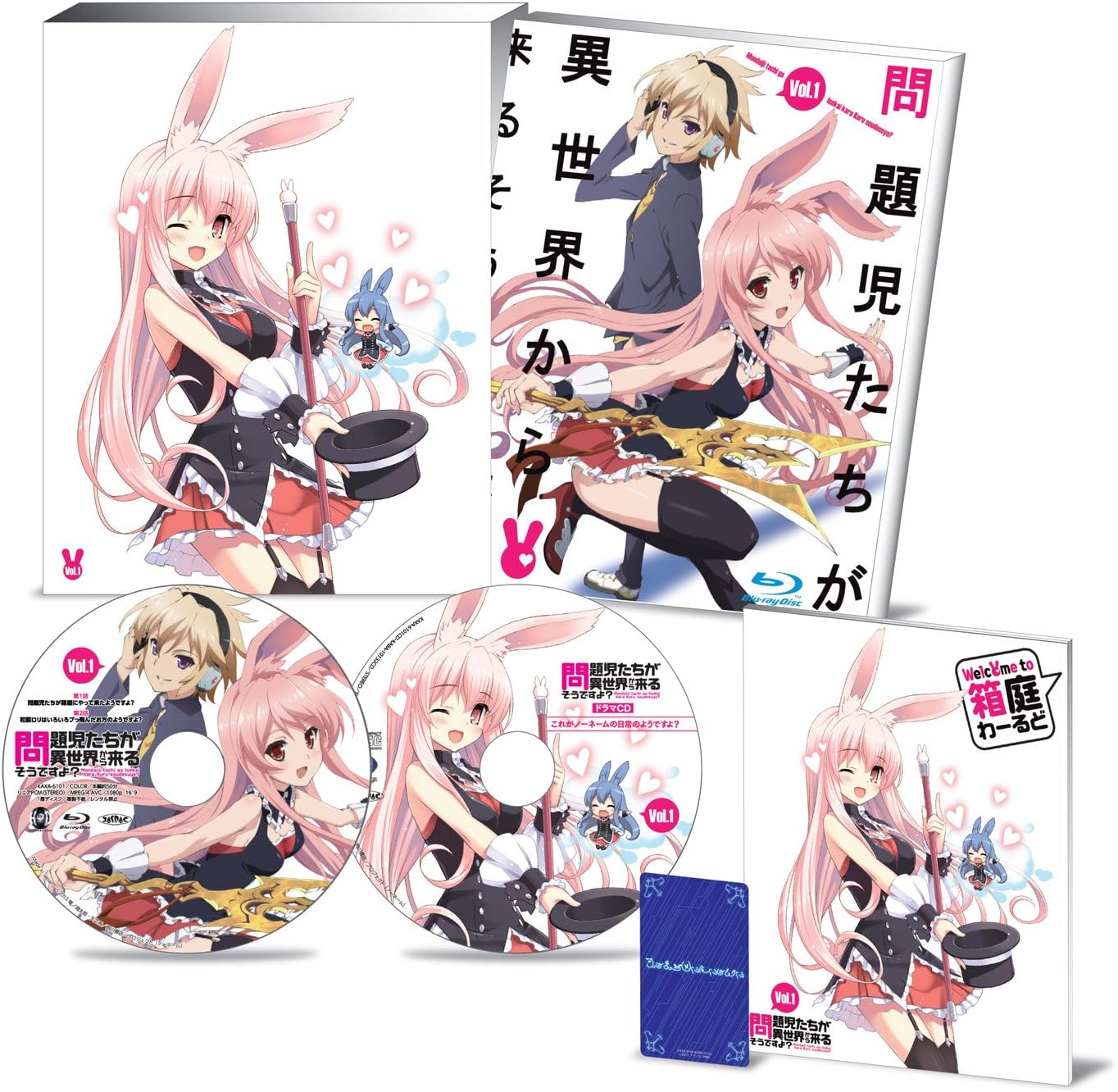 Amazon 問題児たちが異世界から来るそうですよ Blu Ray 第1巻 アニメ