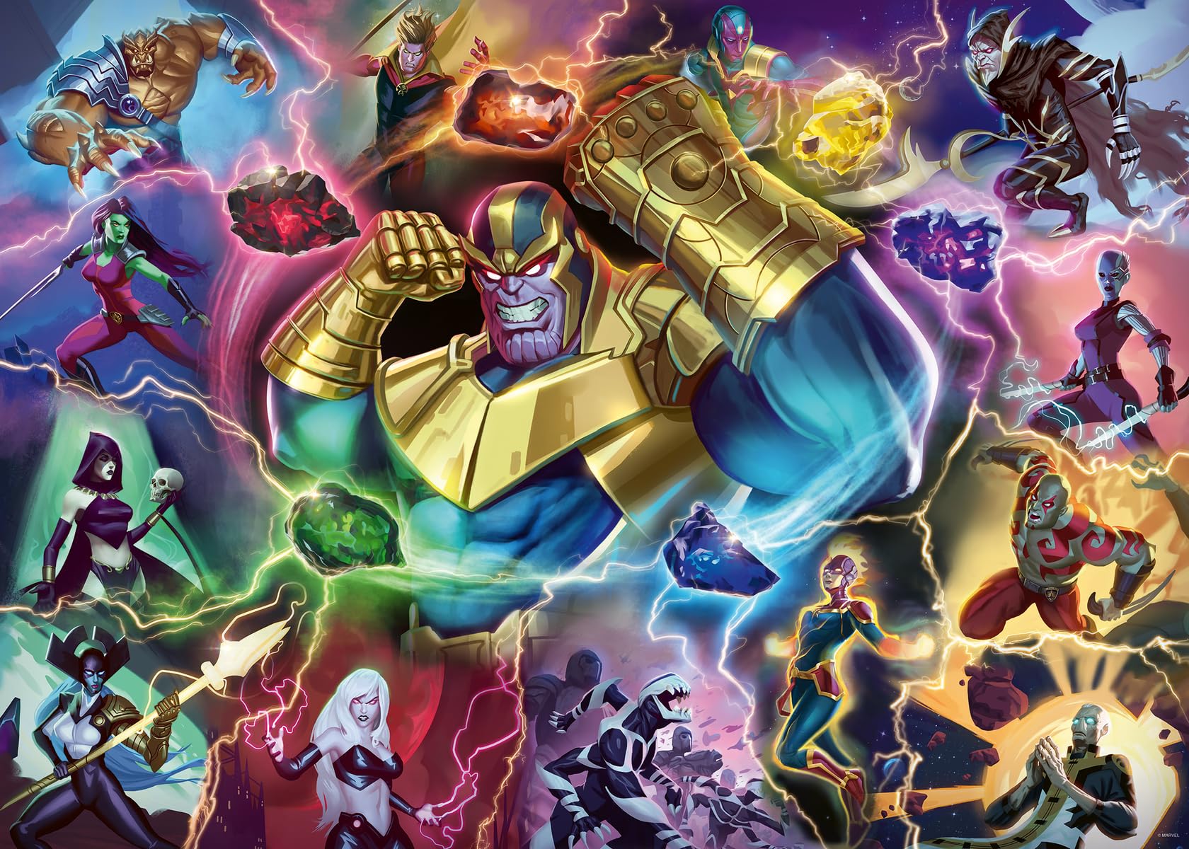 Ravensburger 169047 1000 Parçalı Puzzle Marvel Villains: Thanos