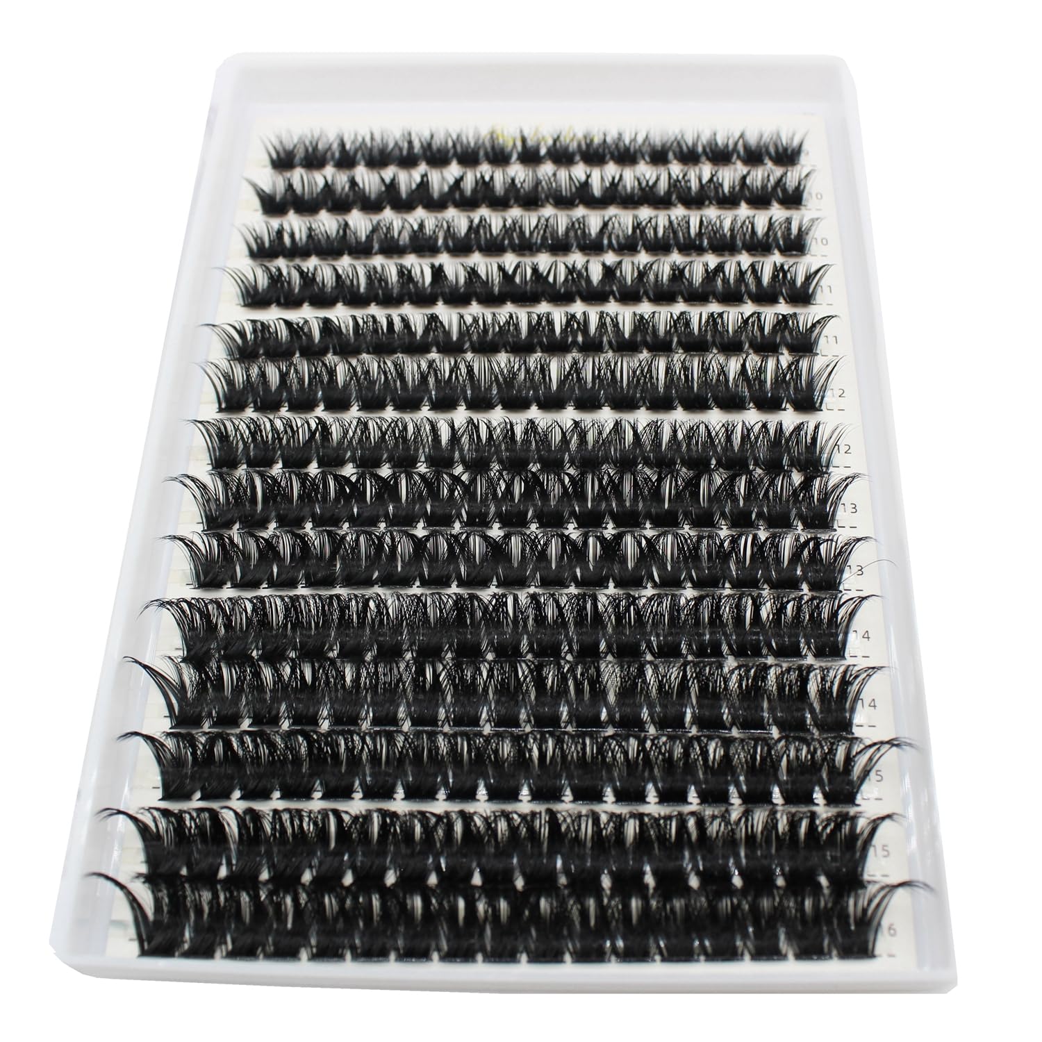 Bransfy 238pcs 100D Thick Volume Eyelashes Clusters Natural Eyelash Extensions Russian D Curl Individual Eyelash Cluster Makeup Tools Lashes(100D-0.07D 9-16mm) - Image 3
