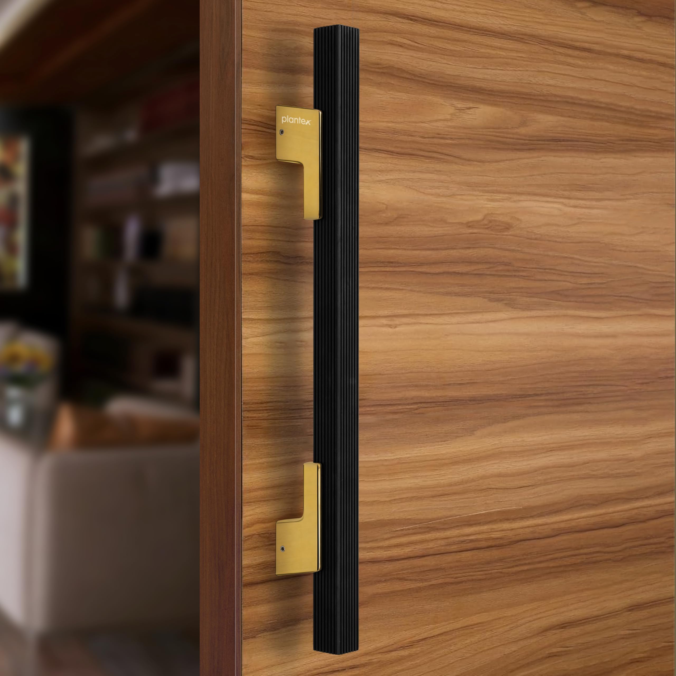 Plantex 17 Inch Main Door Handle for Wooden Doors - Pull-Push Handle Accessory (Pack of 1, Black) — Amazon image 13