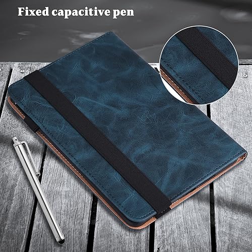 Miniatura 4 de ALILANG Funda para Xiaomi Redmi Pad de 10.61 pulgadas 2022 con soporte para bolígrafo y múltiples ángulos de visión, funda inteligente de piel