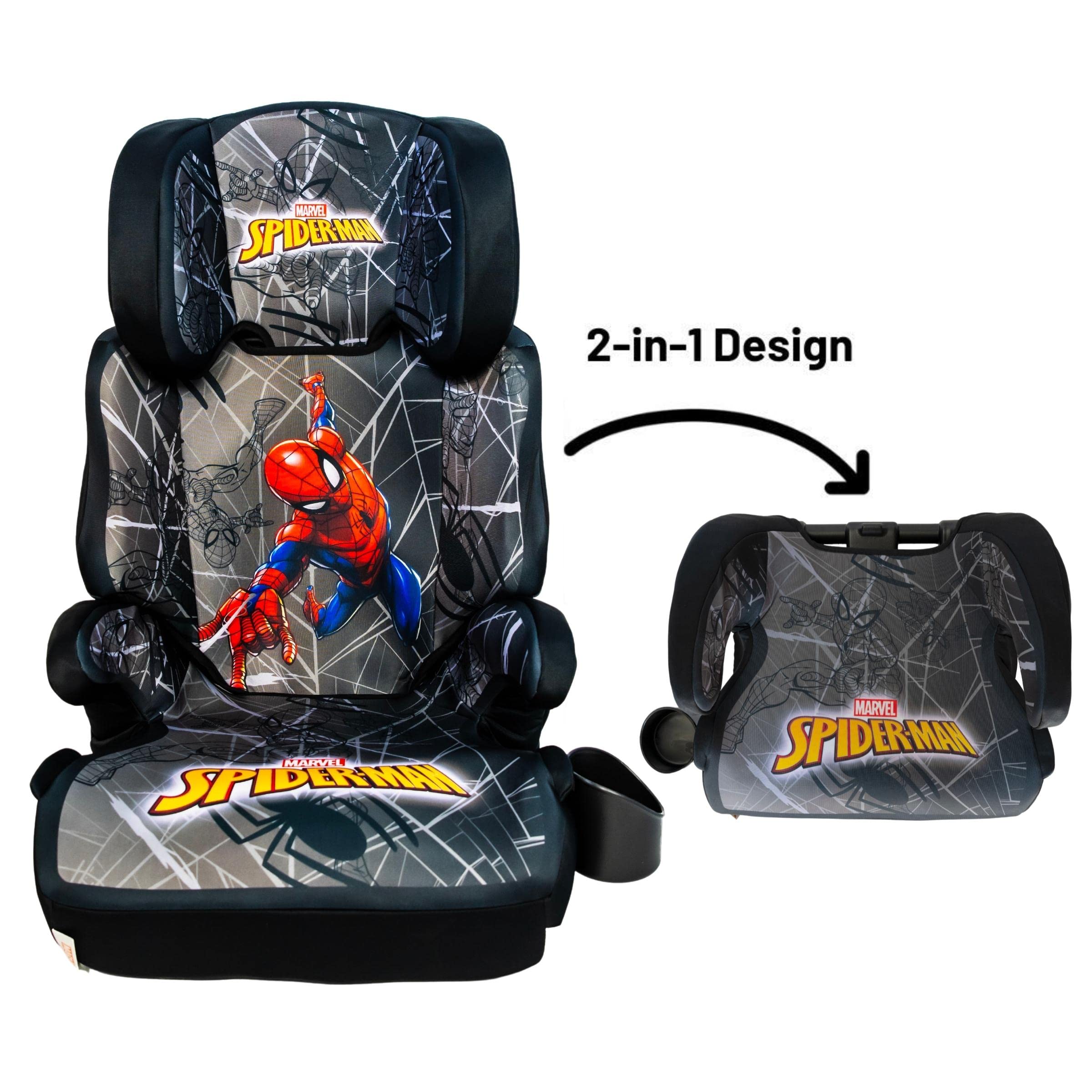 KidsEmbrace Marvel SpiderMan High Back Booster Car Seat