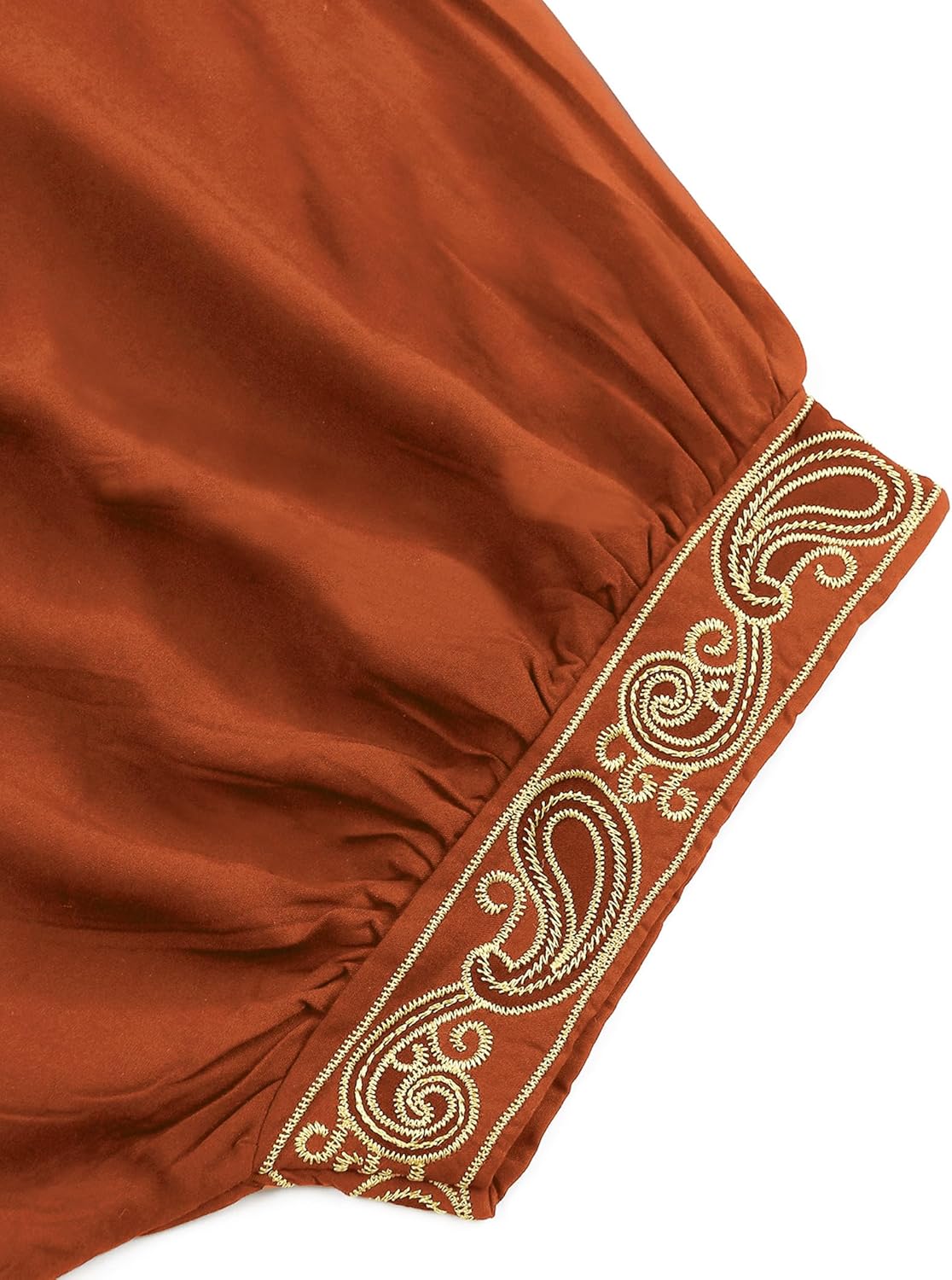 EDOLYNSA Moroccan Kaftan Dresses for Women Plus Size Caftans Loungewear Embroidered Beach Kaftan Cover up moomoo House Dress - Image 6