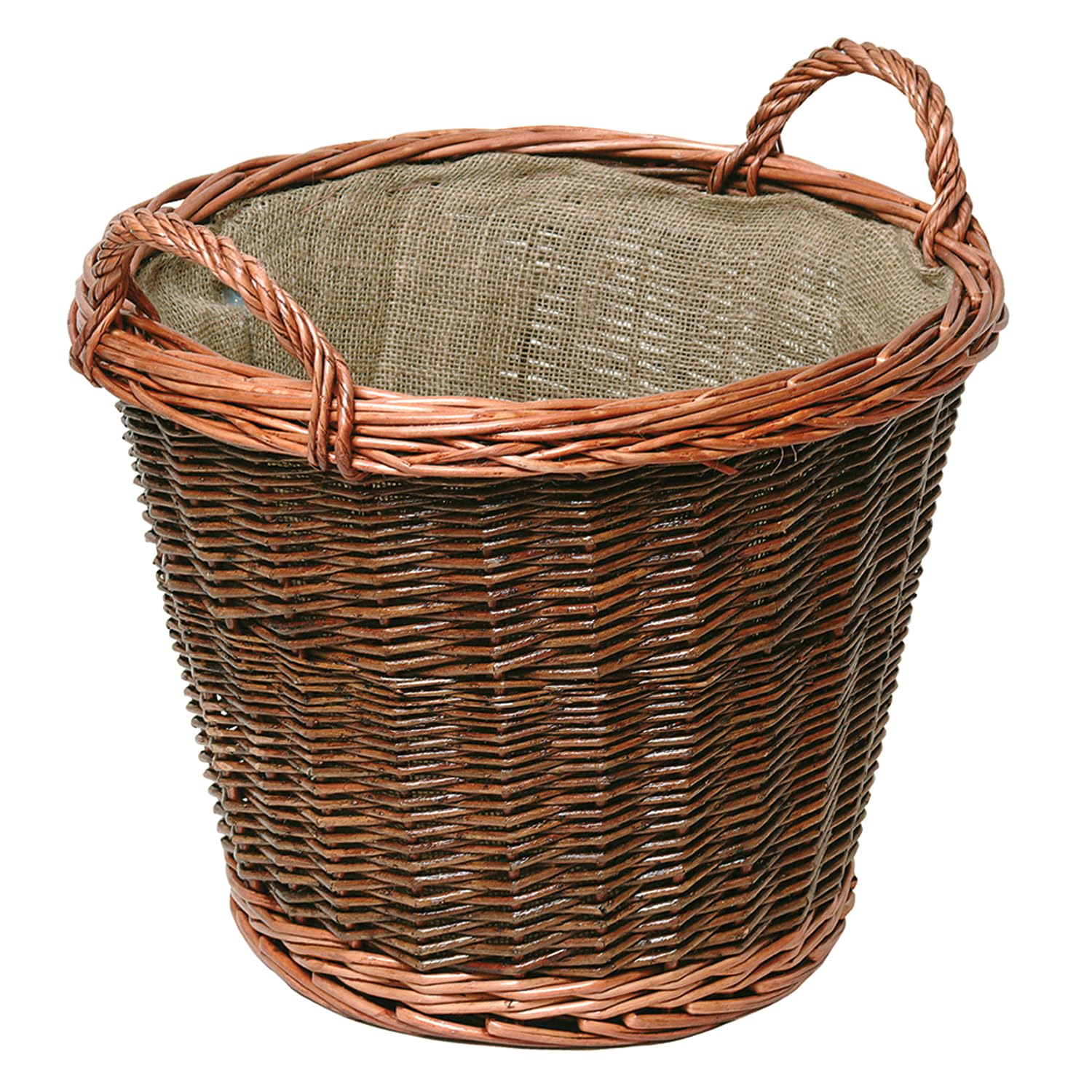 raik 21.02.609.2 Weidenkorb, hell, rund, mit Jute-Einlage, 50 cm