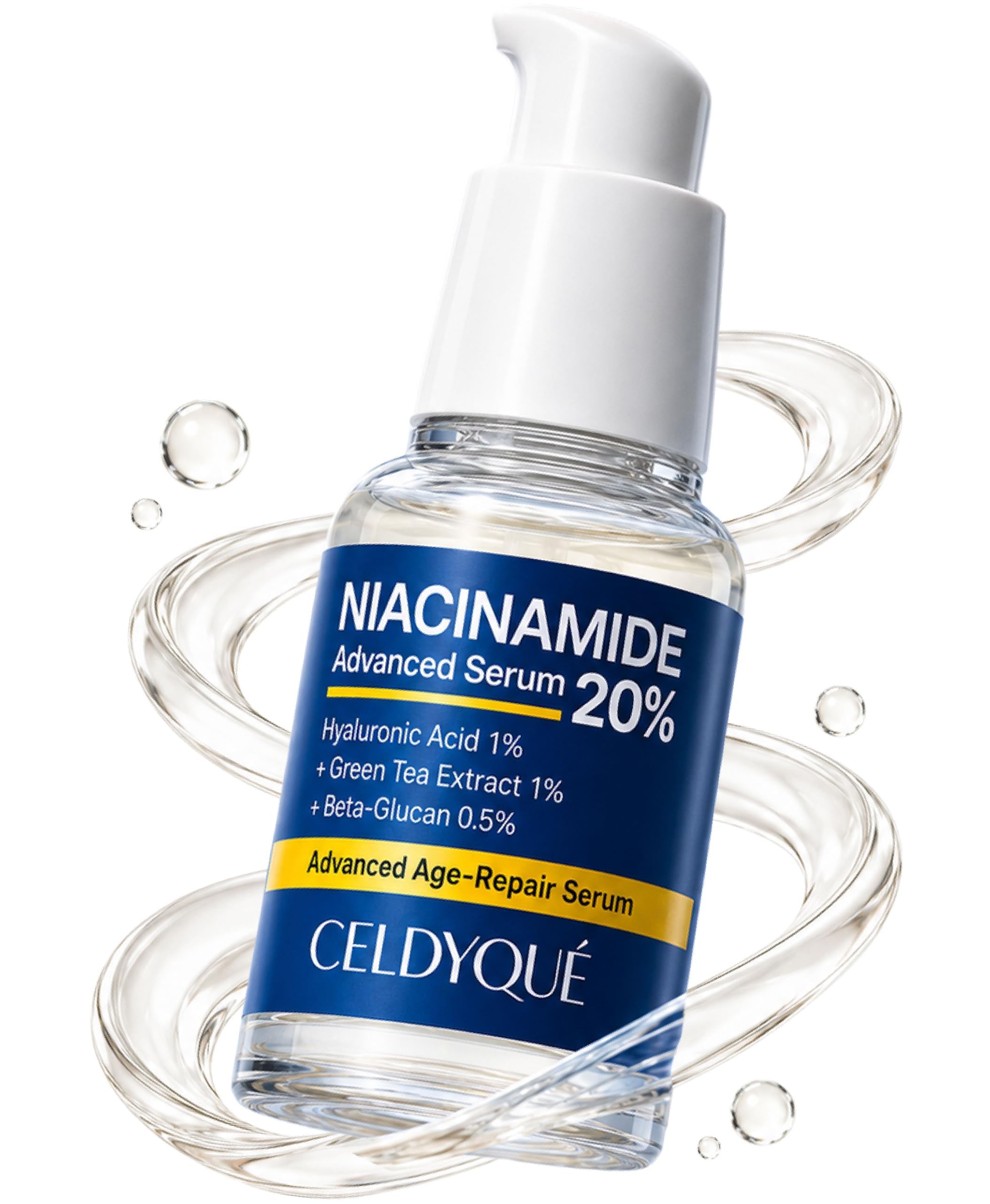 Amazon.com: Niacinamide 20% + Hyaluronic Acid 1% Serum for Face w