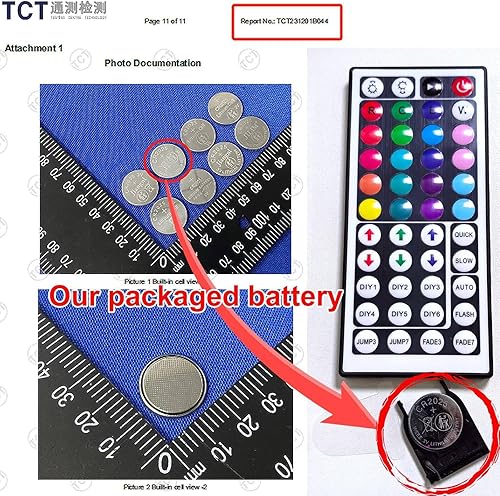 Miniatura 8 de SUPERNIGHT Controlador de tira LED RGB, caja de controlador RGB de 2 puertos con control remoto IR de 44 teclas, controlador LED DC12V-24V para tira