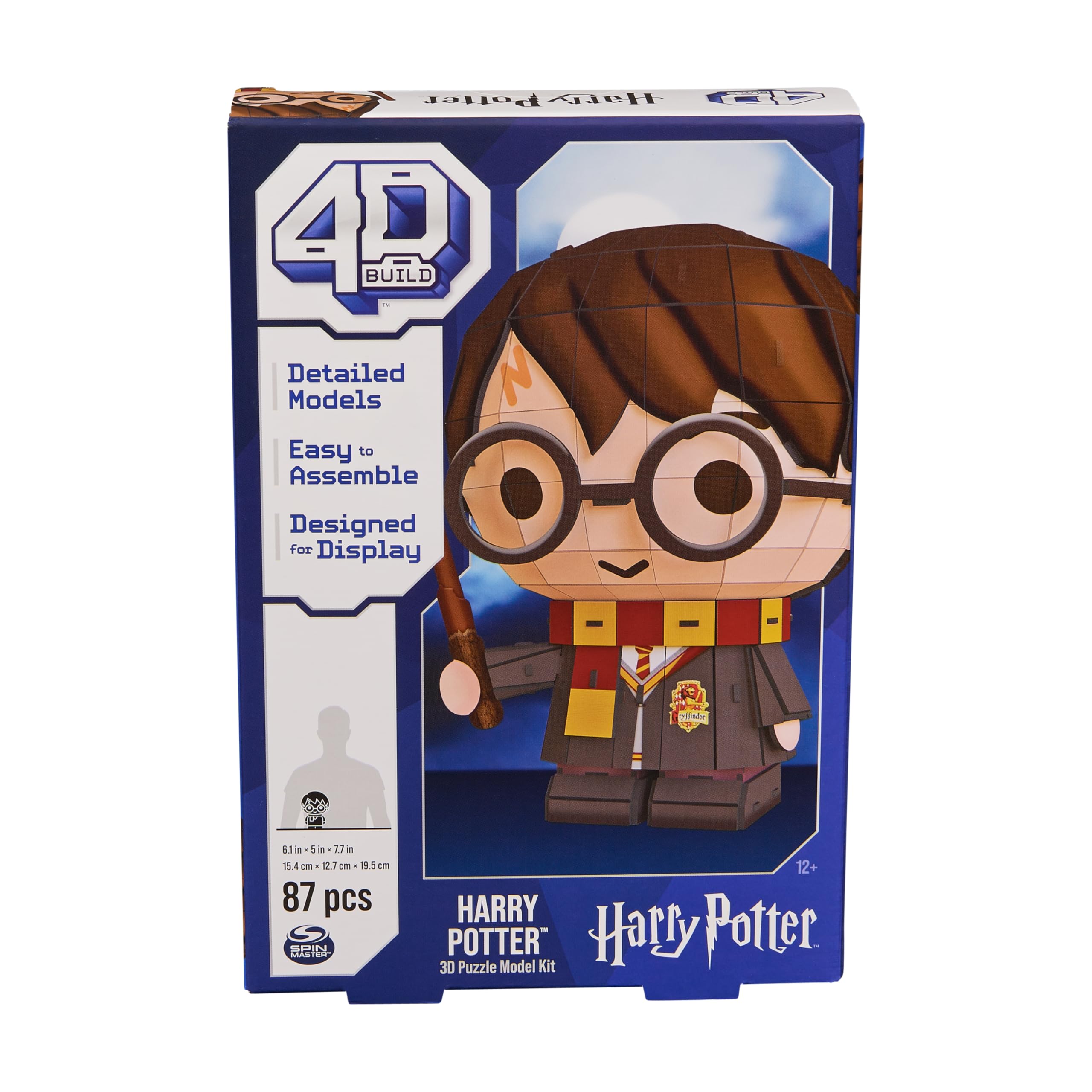 Harry Potter Unisex Multicolor Chibi 3D Puzzle Model Kit 87Pcs