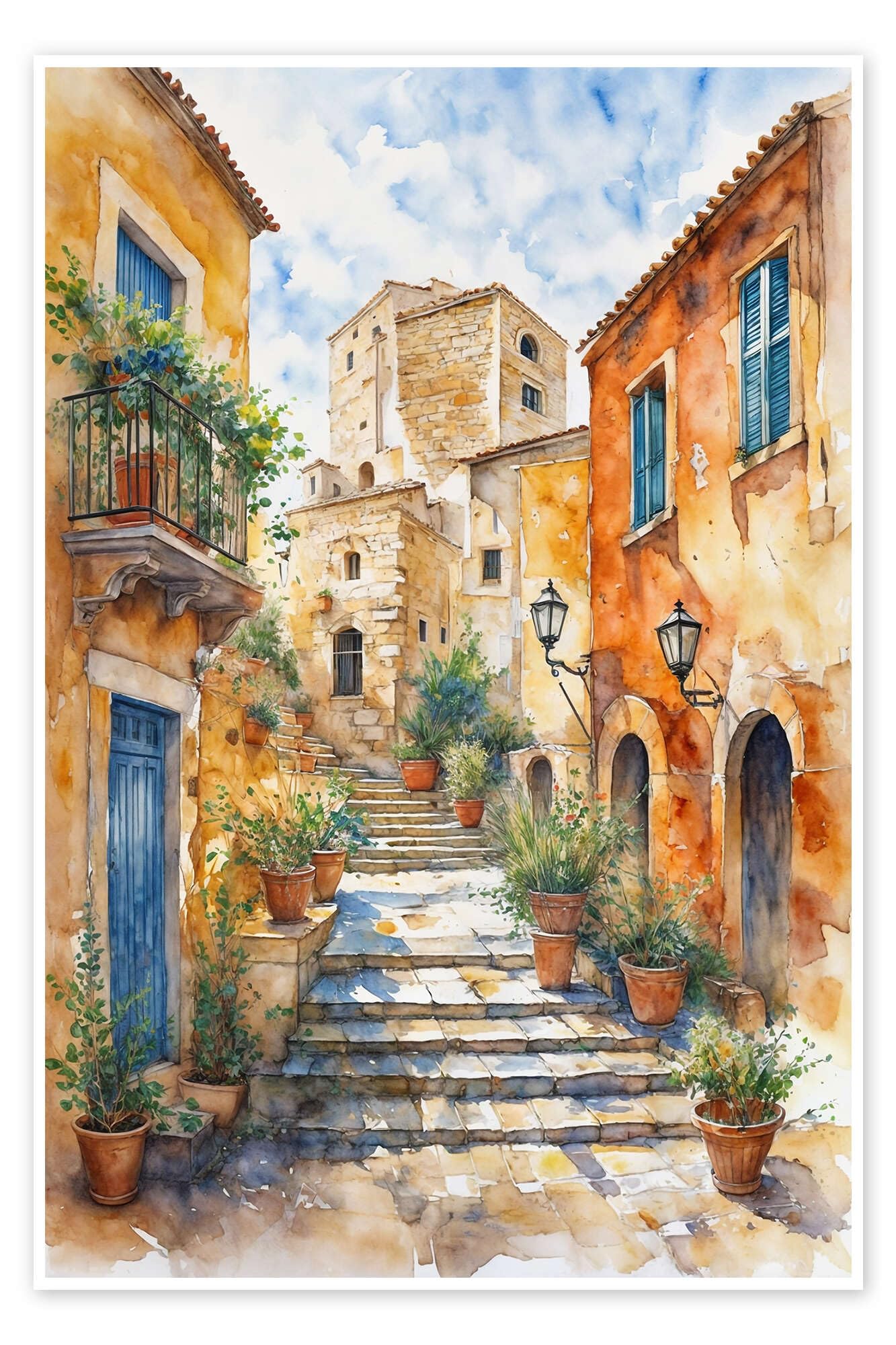 Provence Village Plakat